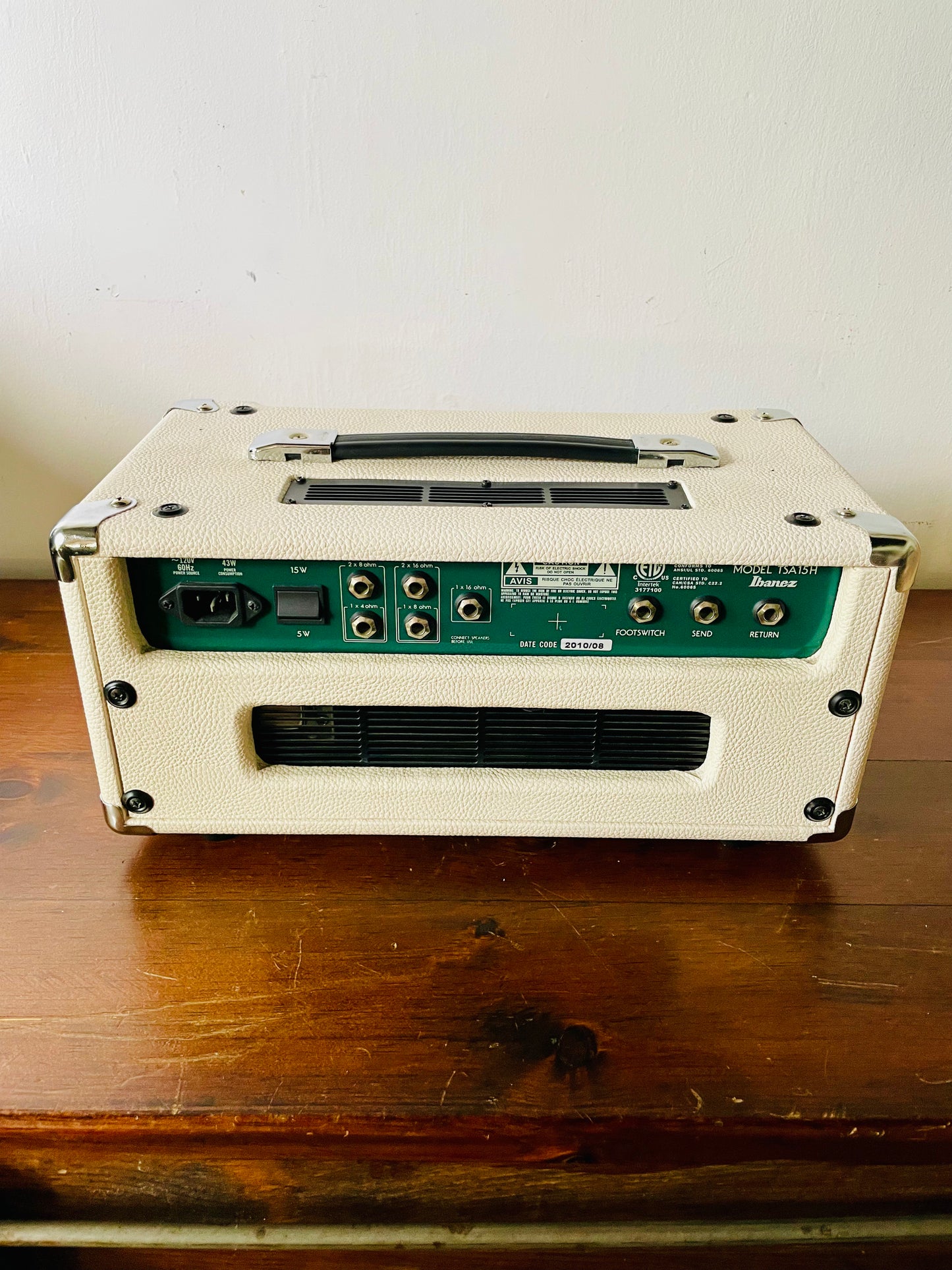 Ibanez TSA15H 15W Guitar Amp Head with Tube Screamer