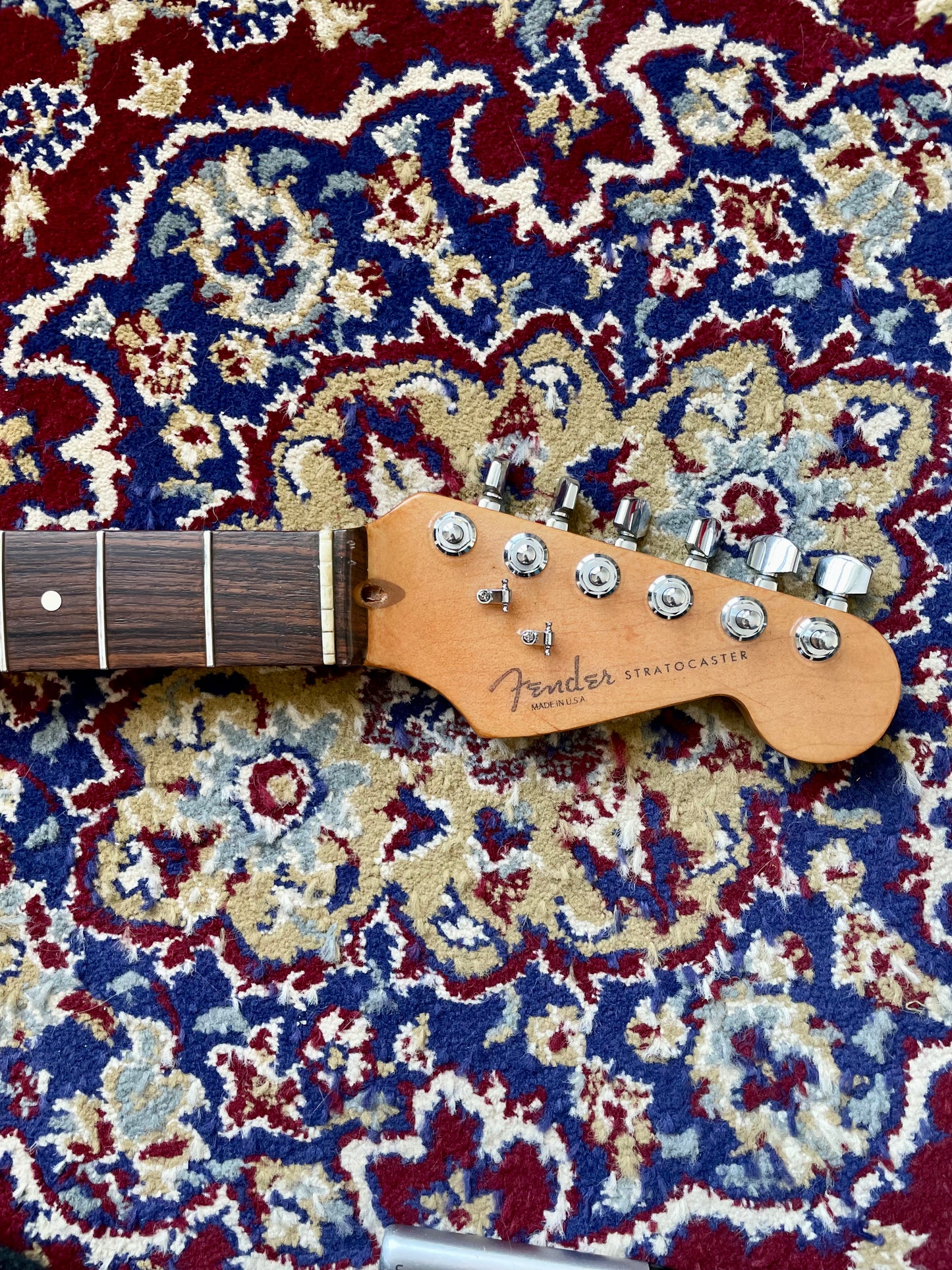 1996 Fender American Standard 50th Anniversary Stratocaster with Rosewood Fretboard - Hot Rod Red