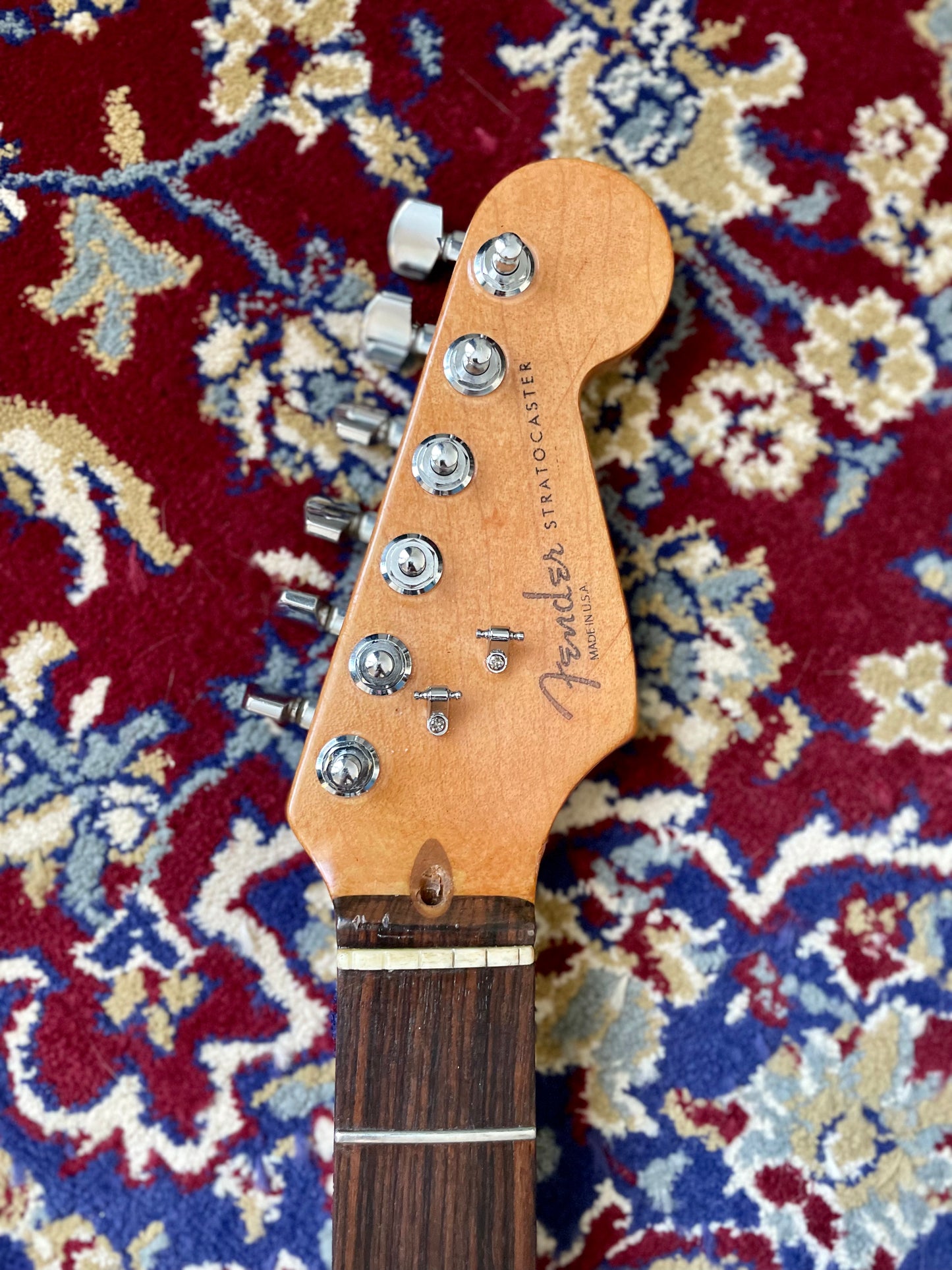 1996 Fender American Standard 50th Anniversary Stratocaster with Rosewood Fretboard - Hot Rod Red