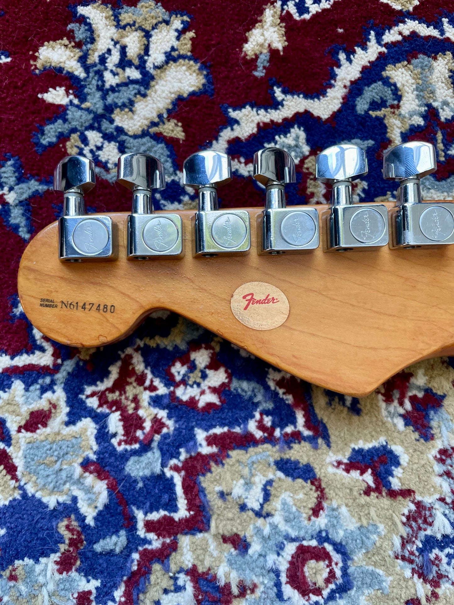 1996 Fender American Standard 50th Anniversary Stratocaster with Rosewood Fretboard - Hot Rod Red