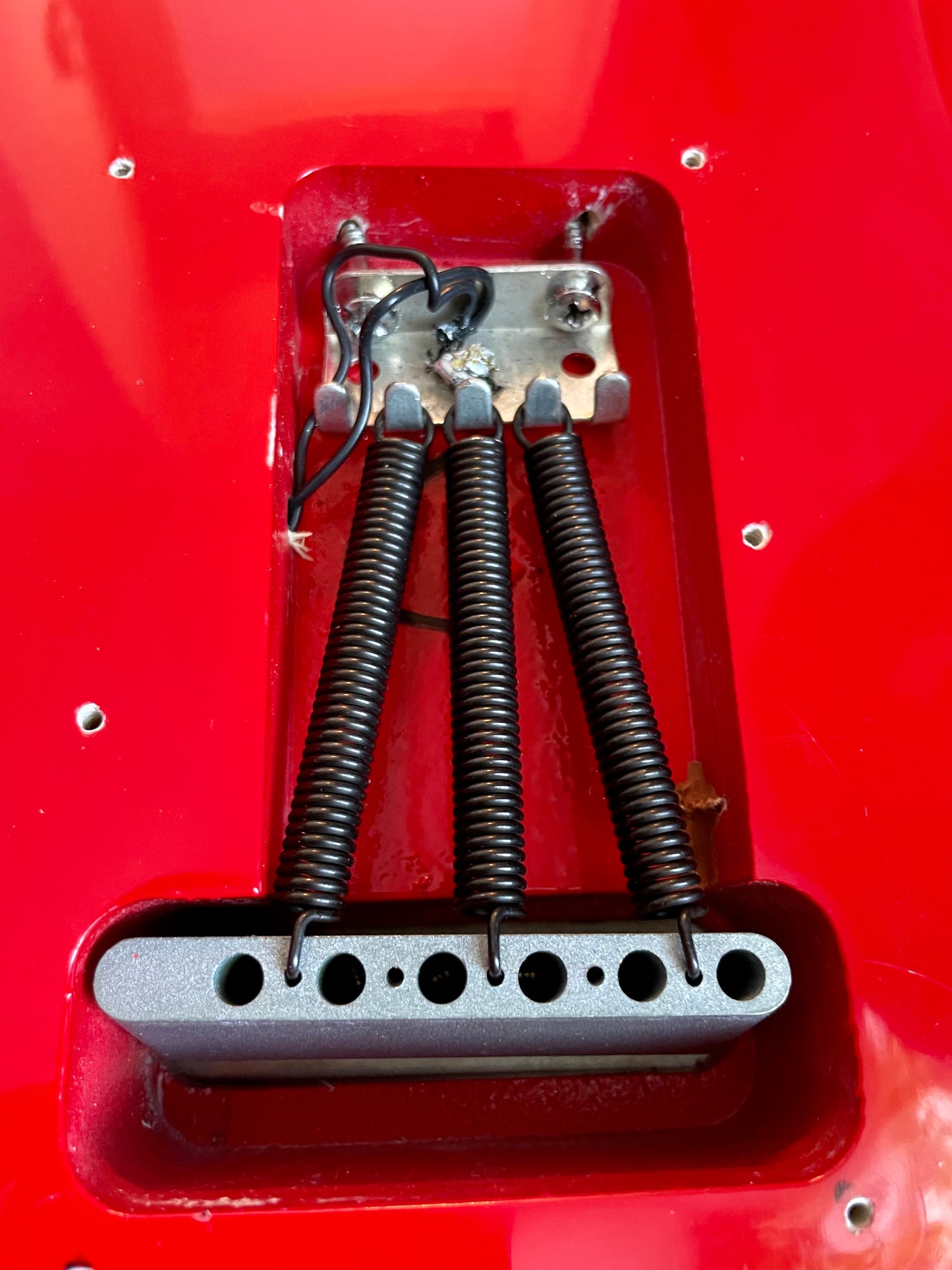 1996 Fender American Standard 50th Anniversary Stratocaster with Rosewood Fretboard - Hot Rod Red