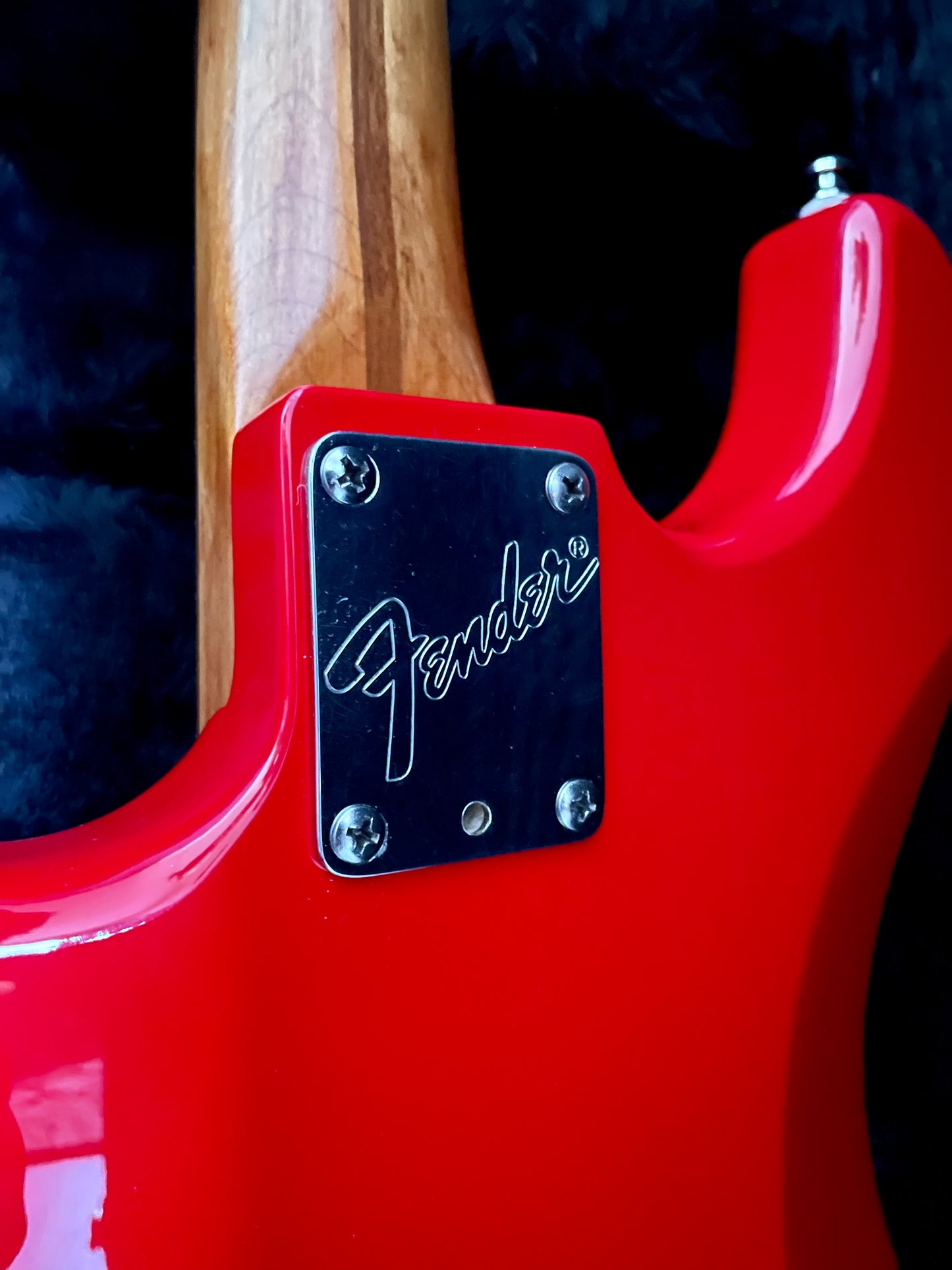 1996 Fender American Standard 50th Anniversary Stratocaster with Rosewood Fretboard - Hot Rod Red