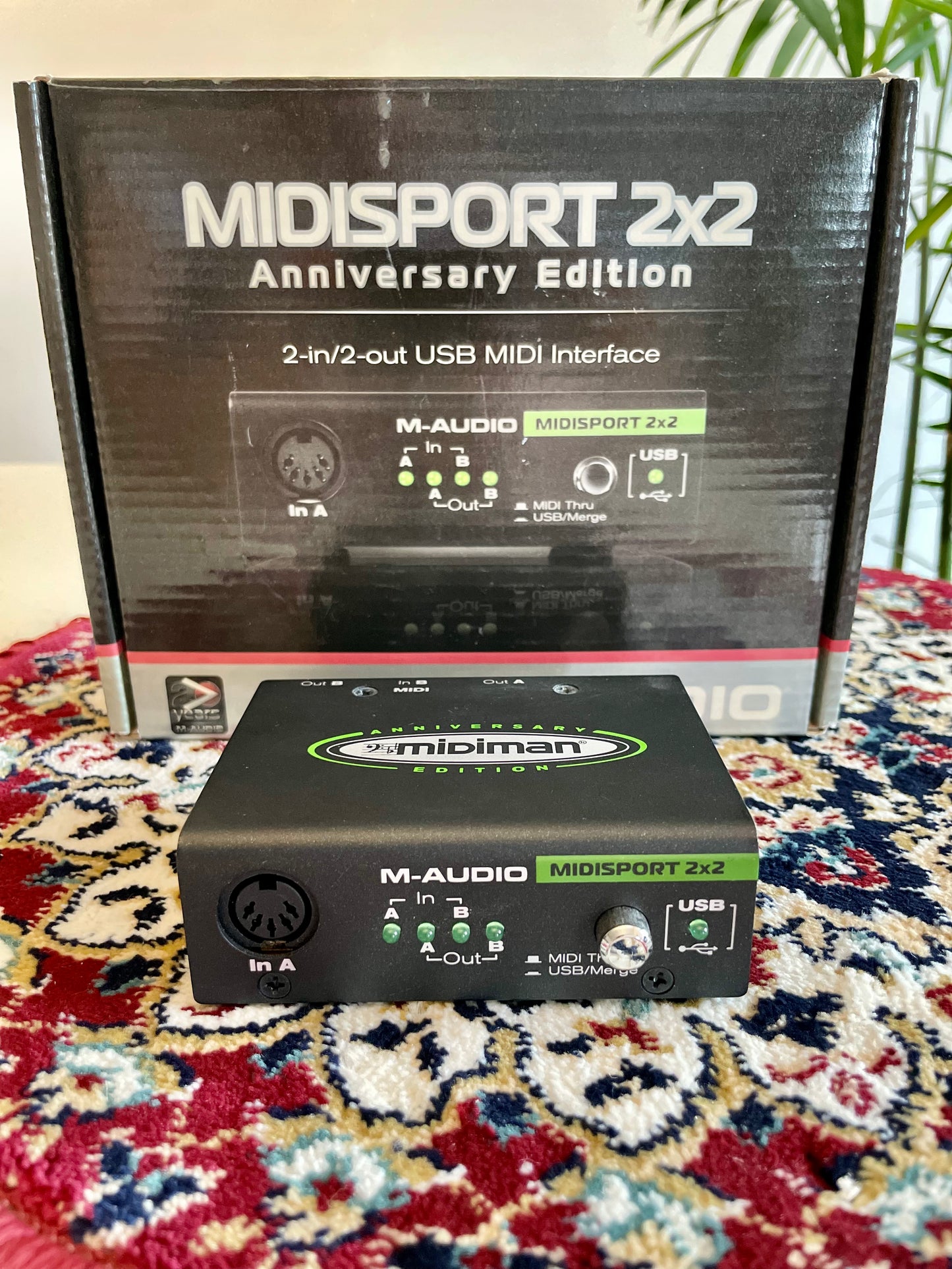 M-Audio MidiSport 2x2 Anniversary Edition USB MIDI Interface
