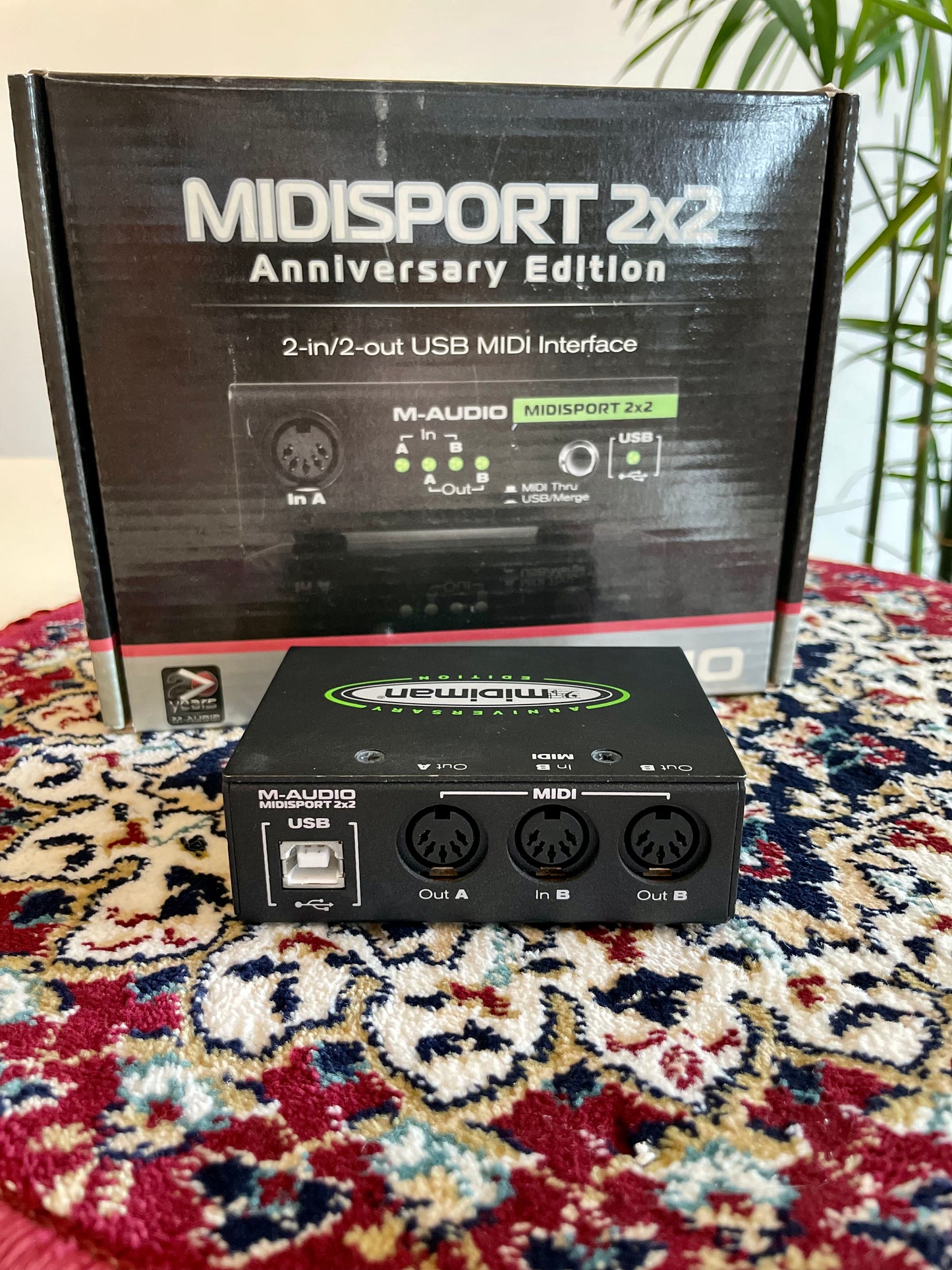 M-Audio MidiSport 2x2 Anniversary Edition USB MIDI Interface