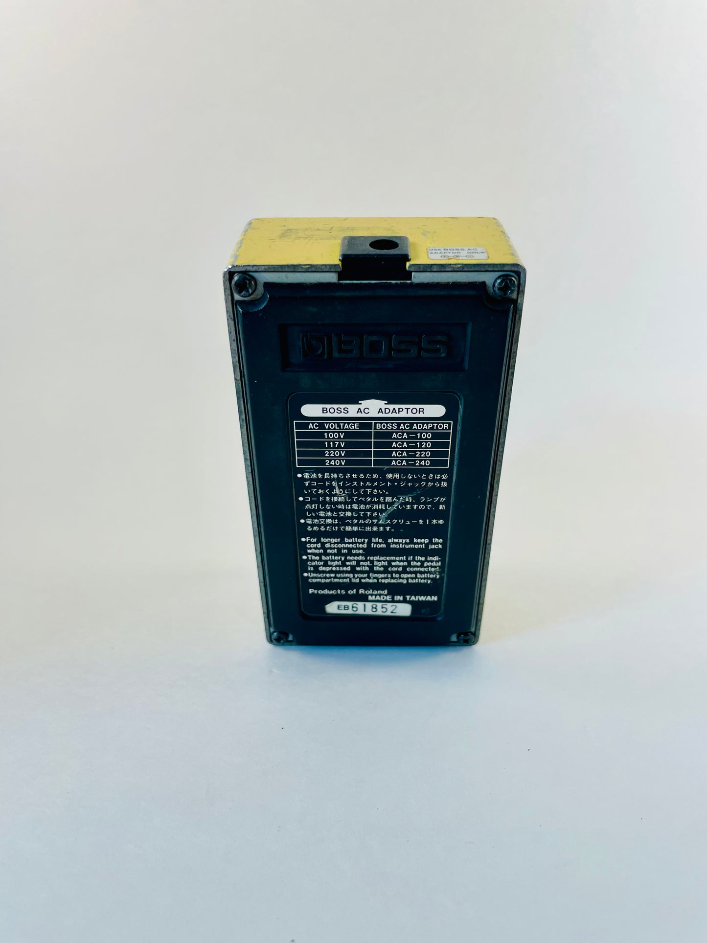 Boss OD-2 Turbo OverDrive (Black Label) 1988 - 1995 - Yellow