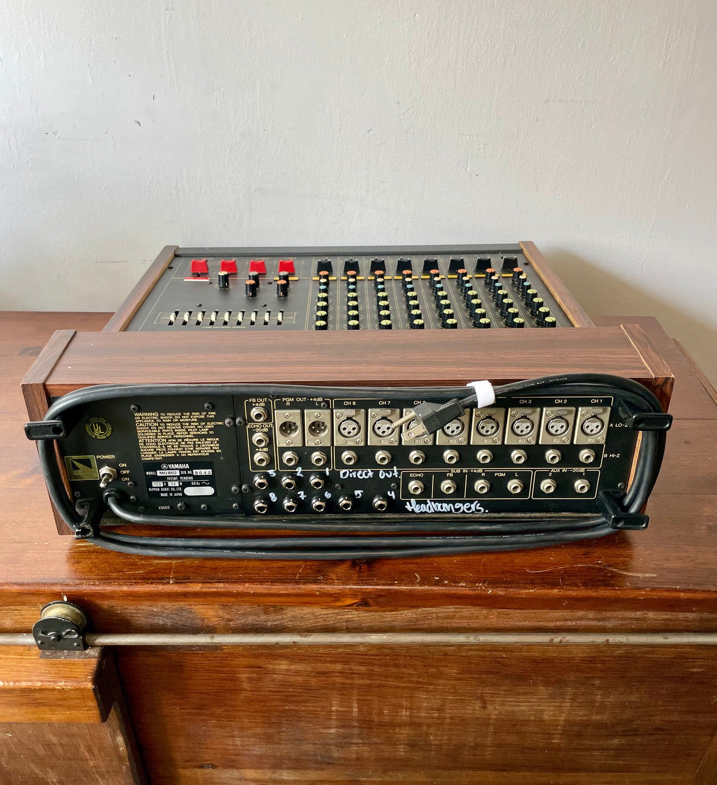 Yamaha MQ 802 - JapaNeve - Fully serviced + Direct out mod. by Headbangers