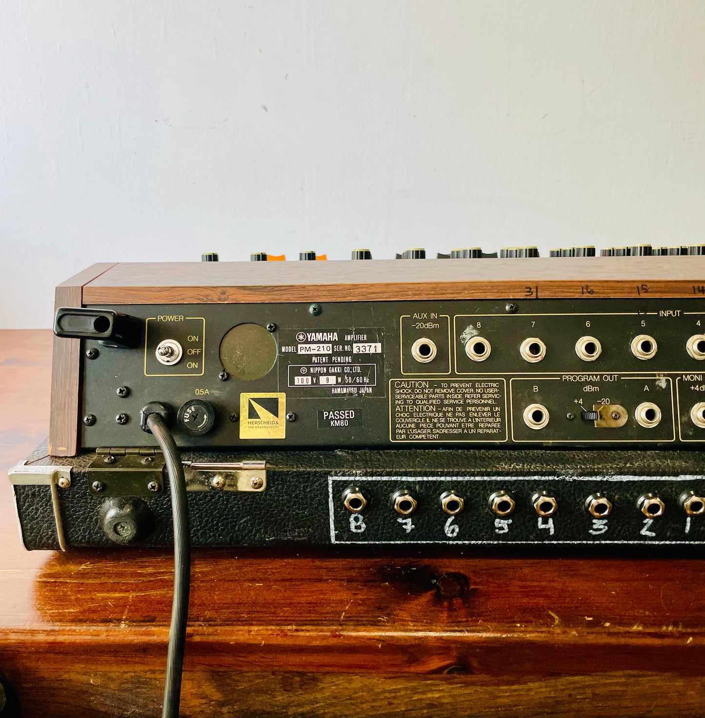 Yamaha PM-210 - Fully serviced + direct out mod. 1970s