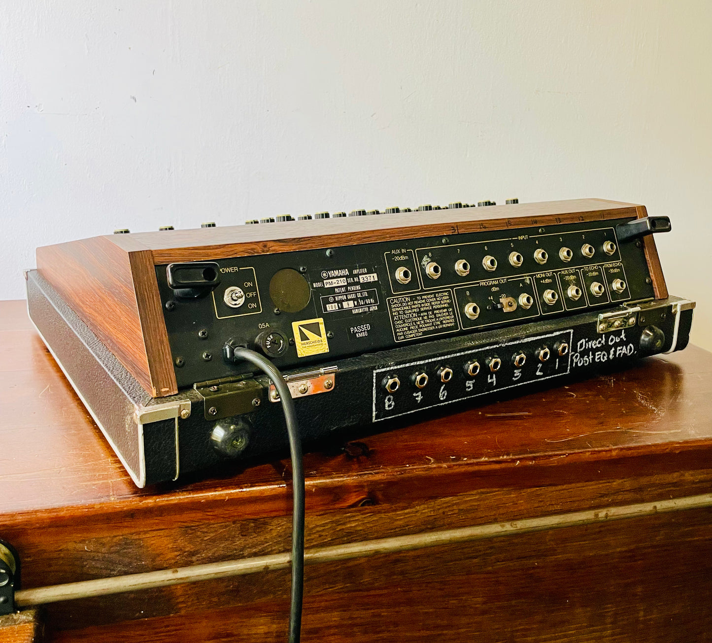 Yamaha PM-210 - Fully serviced + direct out mod. 1970s