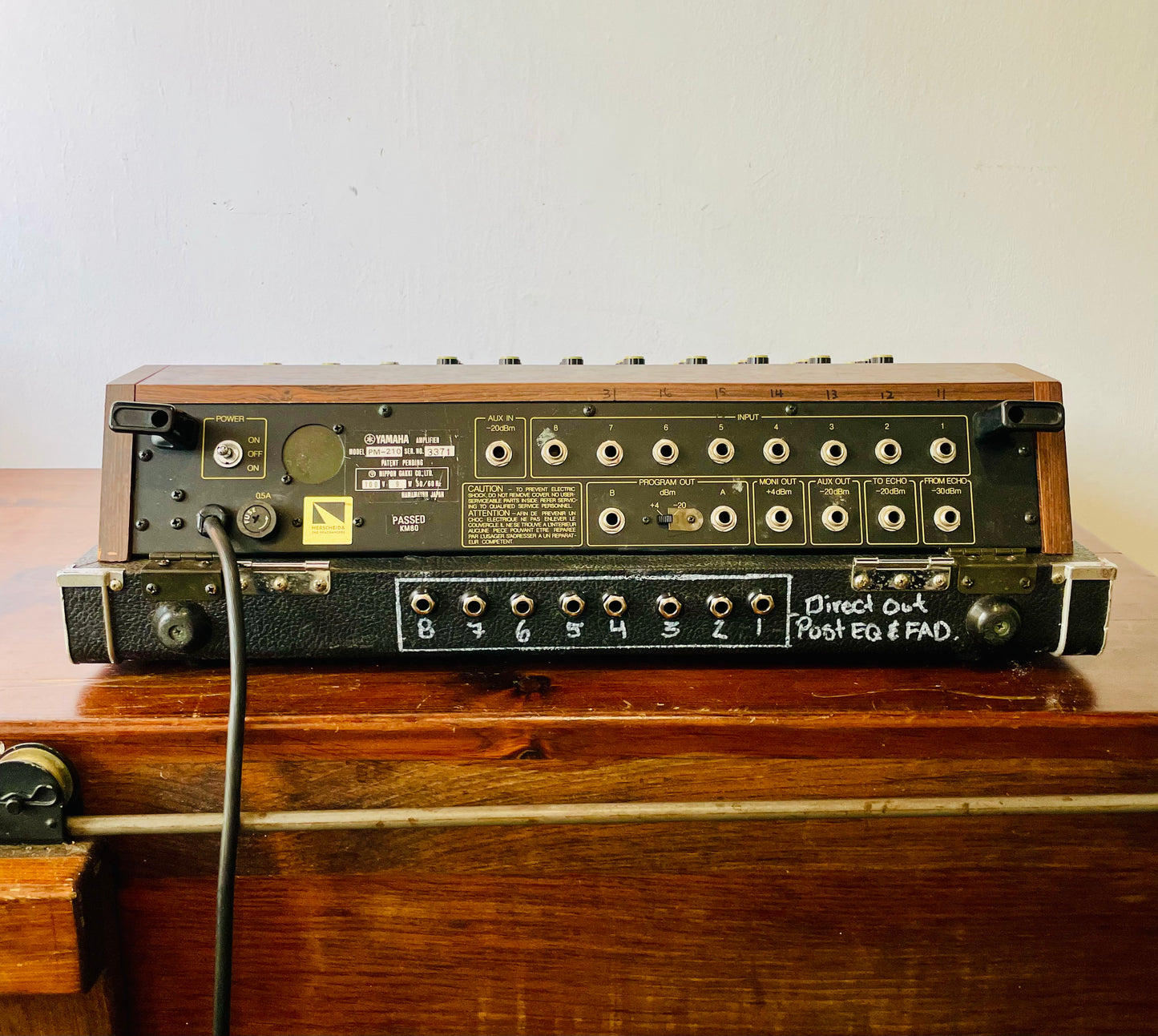 Yamaha PM-210 - Fully serviced + direct out mod. 1970s