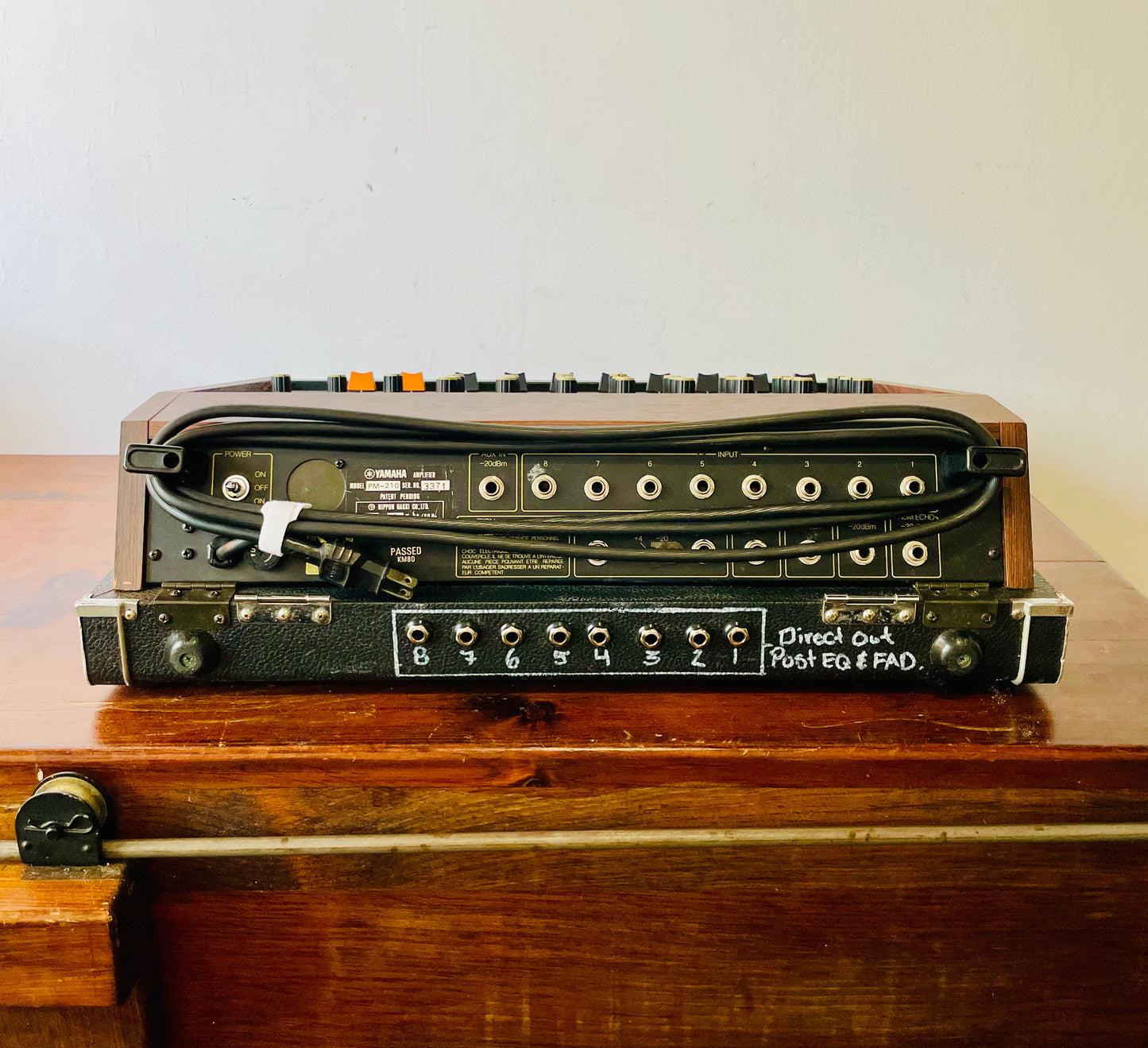 Yamaha PM-210 - Fully serviced + direct out mod. 1970s