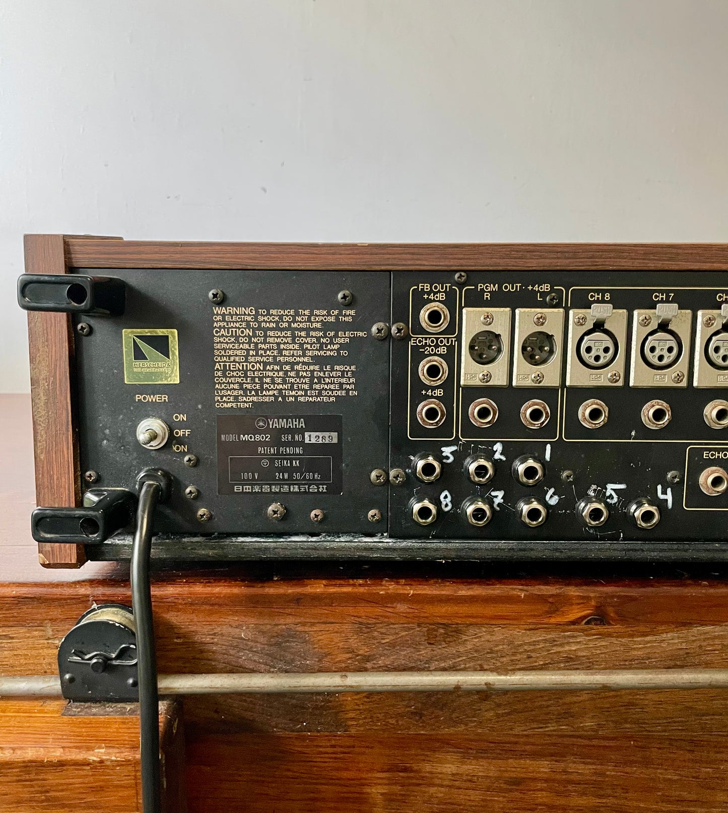 Yamaha MQ 802 - JapaNeve - Fully serviced + Direct out mod. by Headbangers