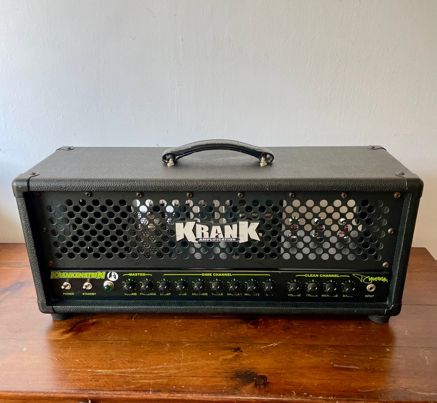 Krank Krankenstein Dimebag Darrell Signature 100W Tube Guitar Head (Fully Serviced, JJ Tubes, Recapped)