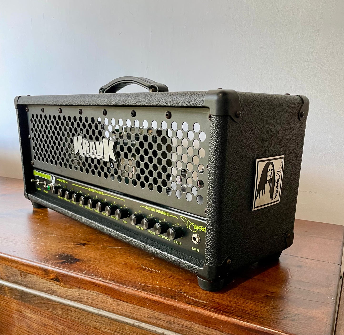 Krank Krankenstein Dimebag Darrell Signature 100W Tube Guitar Head (Fully Serviced, JJ Tubes, Recapped)