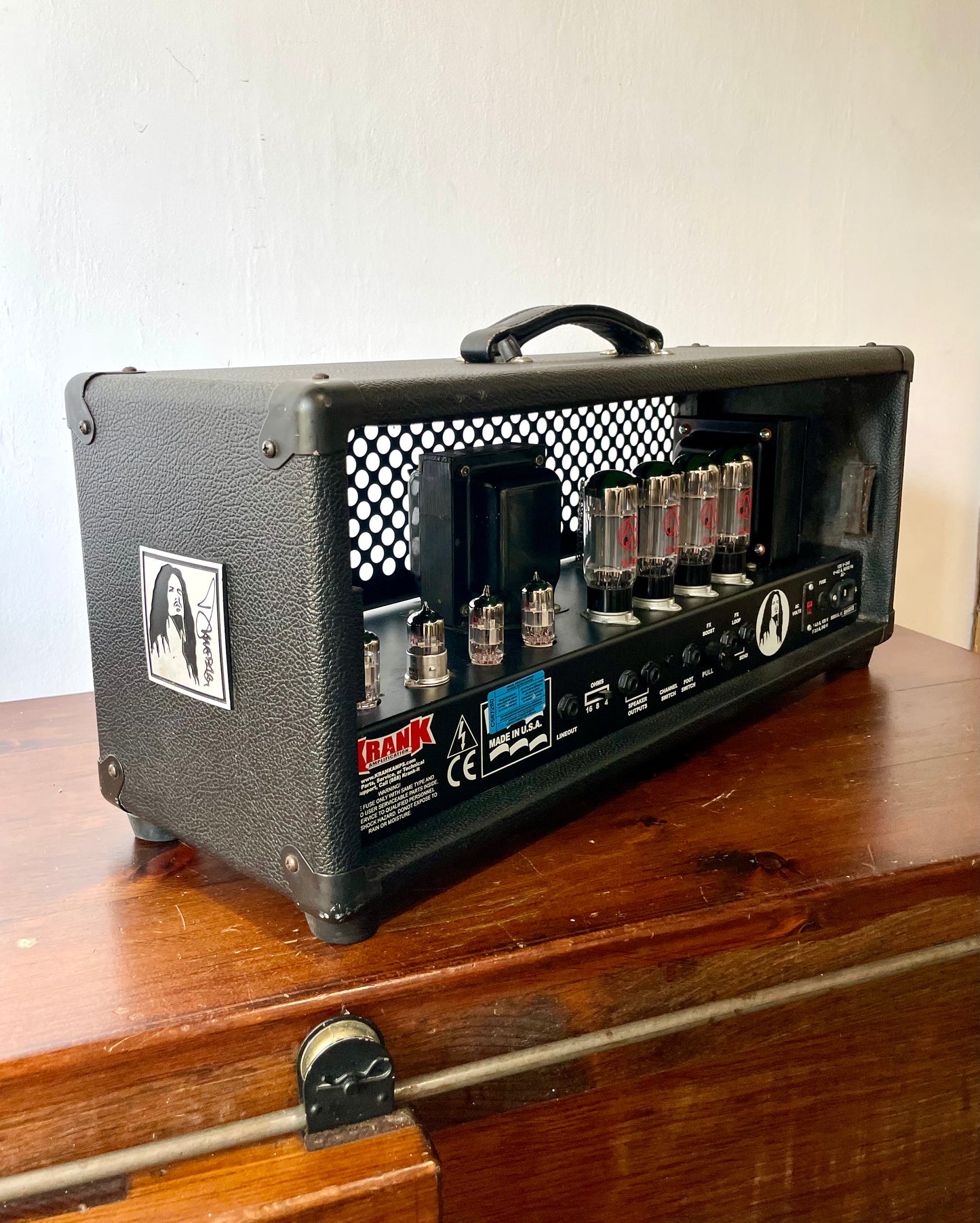 Krank Krankenstein Dimebag Darrell Signature 100W Tube Guitar Head (Fully Serviced, JJ Tubes, Recapped)