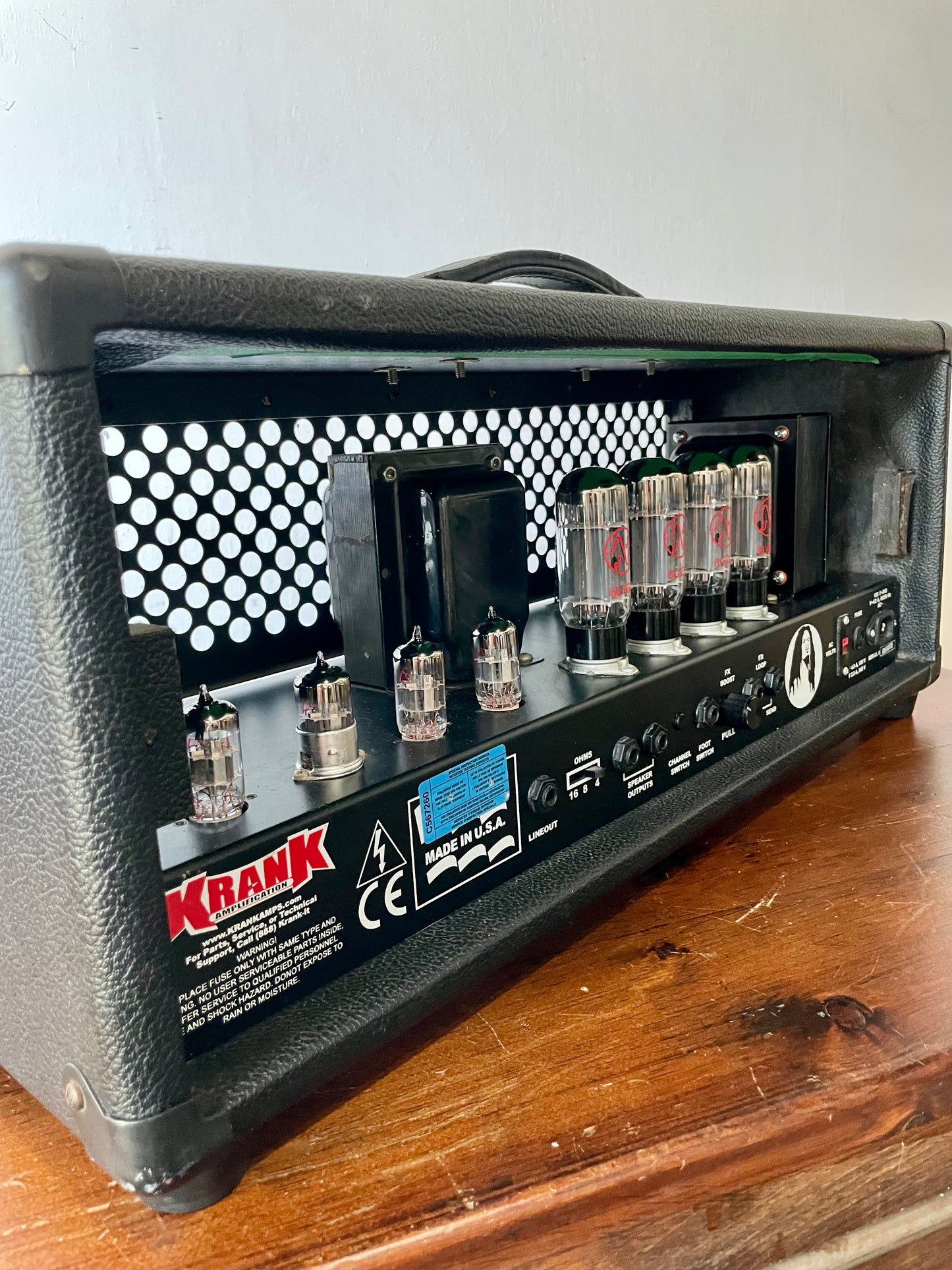 Krank Krankenstein Dimebag Darrell Signature 100W Tube Guitar Head (Fully Serviced, JJ Tubes, Recapped)