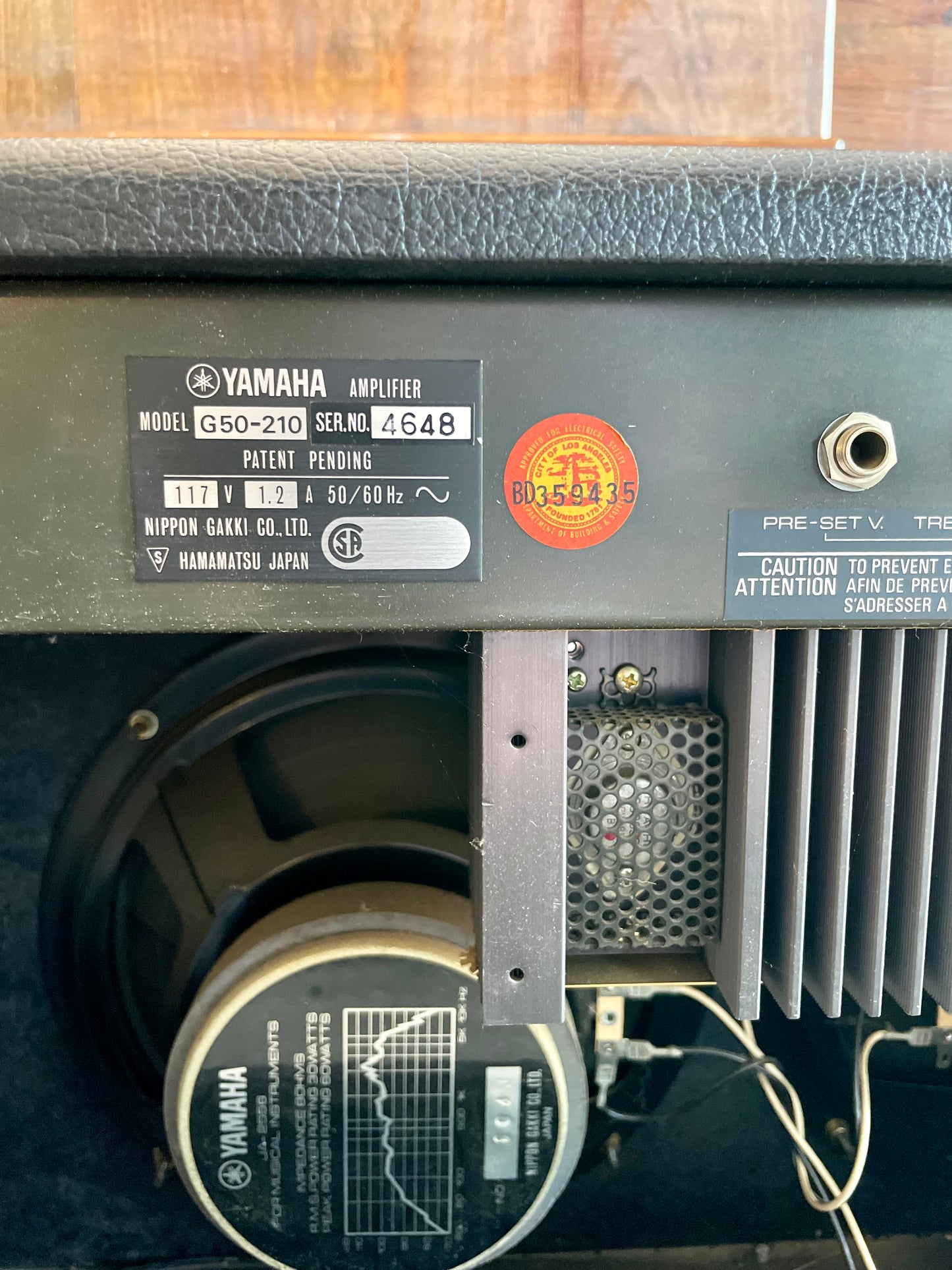 Yamaha G50-210 Fifty 210 50-Watt 2x10" Guitar Combo 1975 - 1979