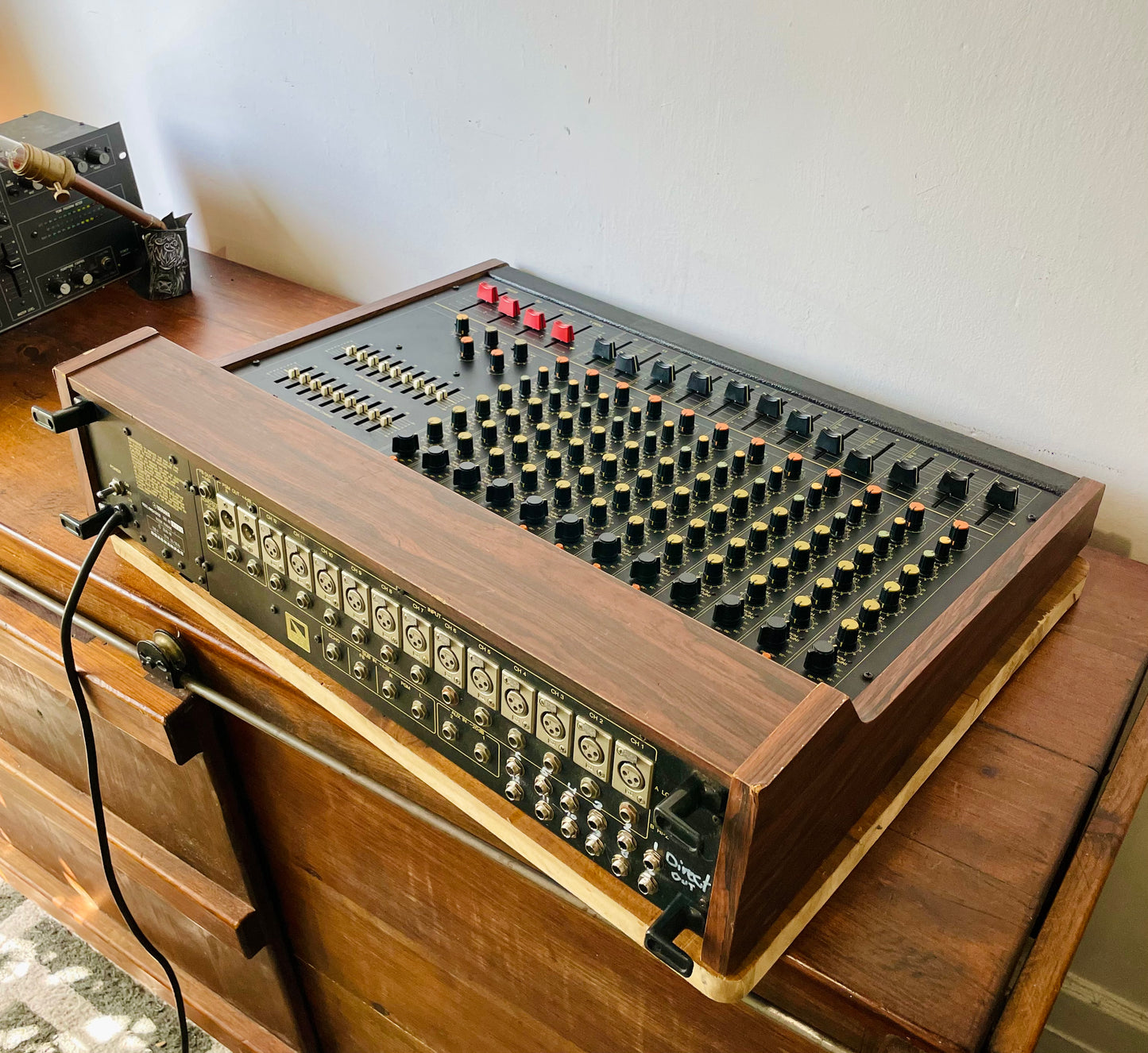 Yamaha MQ1202 "Japa-Neve", fully recapped + Direct-Out Headbangers Mod! Small PM1000, Tamura transformers, fat Pres. 4 band EQ