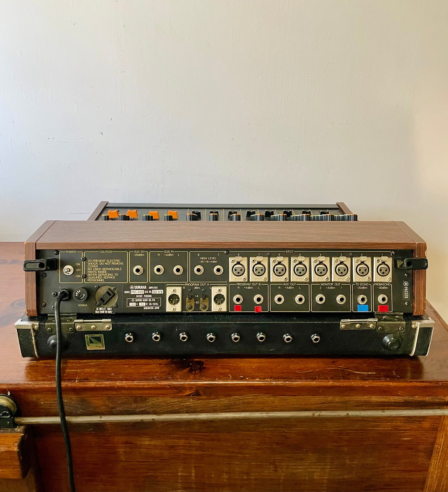 Yamaha PM-430 "Japa-Neve" fully recapped + Direct-Out Headbangers Mod! Tamura transformers 8-Channel Mixing Console 1970s