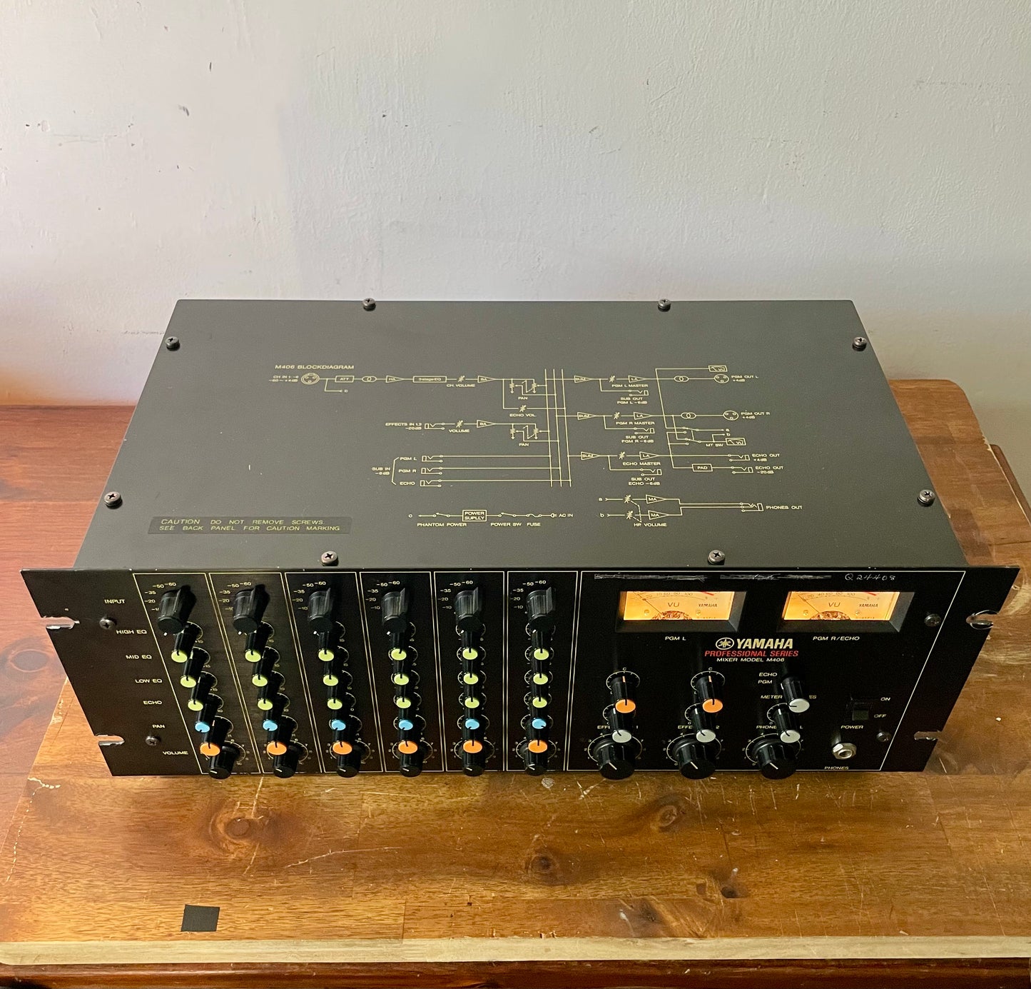 Yamaha M406 "JapaNeve" Direct Out Mod. Fully serviced + Recapped Headbangers