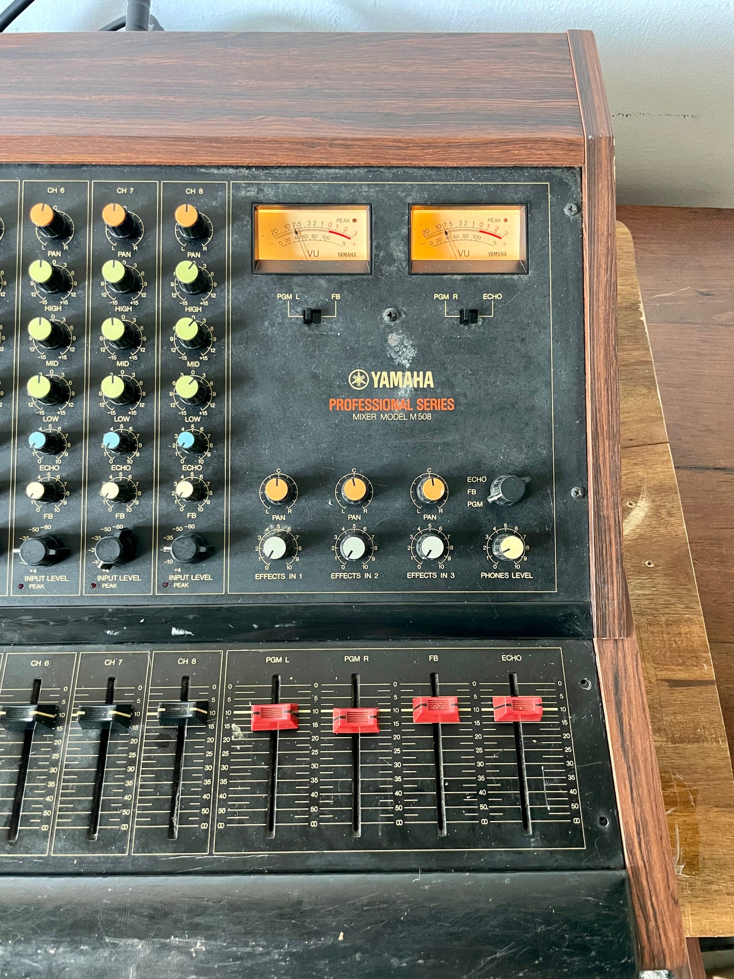 FREE SHIPPING - Yamaha M508 professional mixer - JapaNeve Direct Out Mod. by Headbangers - Tamura transformer, fully recapped and serviced
