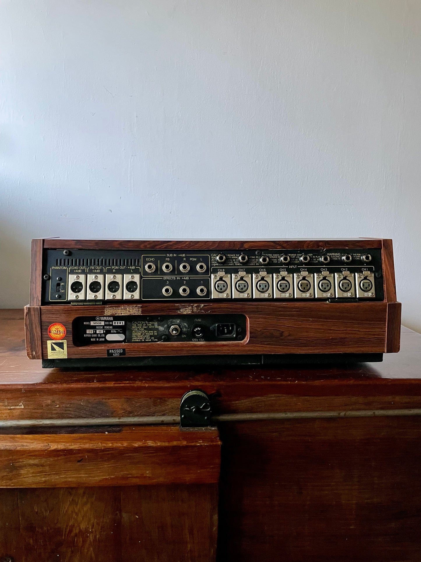 FREE SHIPPING - Yamaha M508 professional mixer - JapaNeve Direct Out Mod. by Headbangers - Tamura transformer, fully recapped and serviced