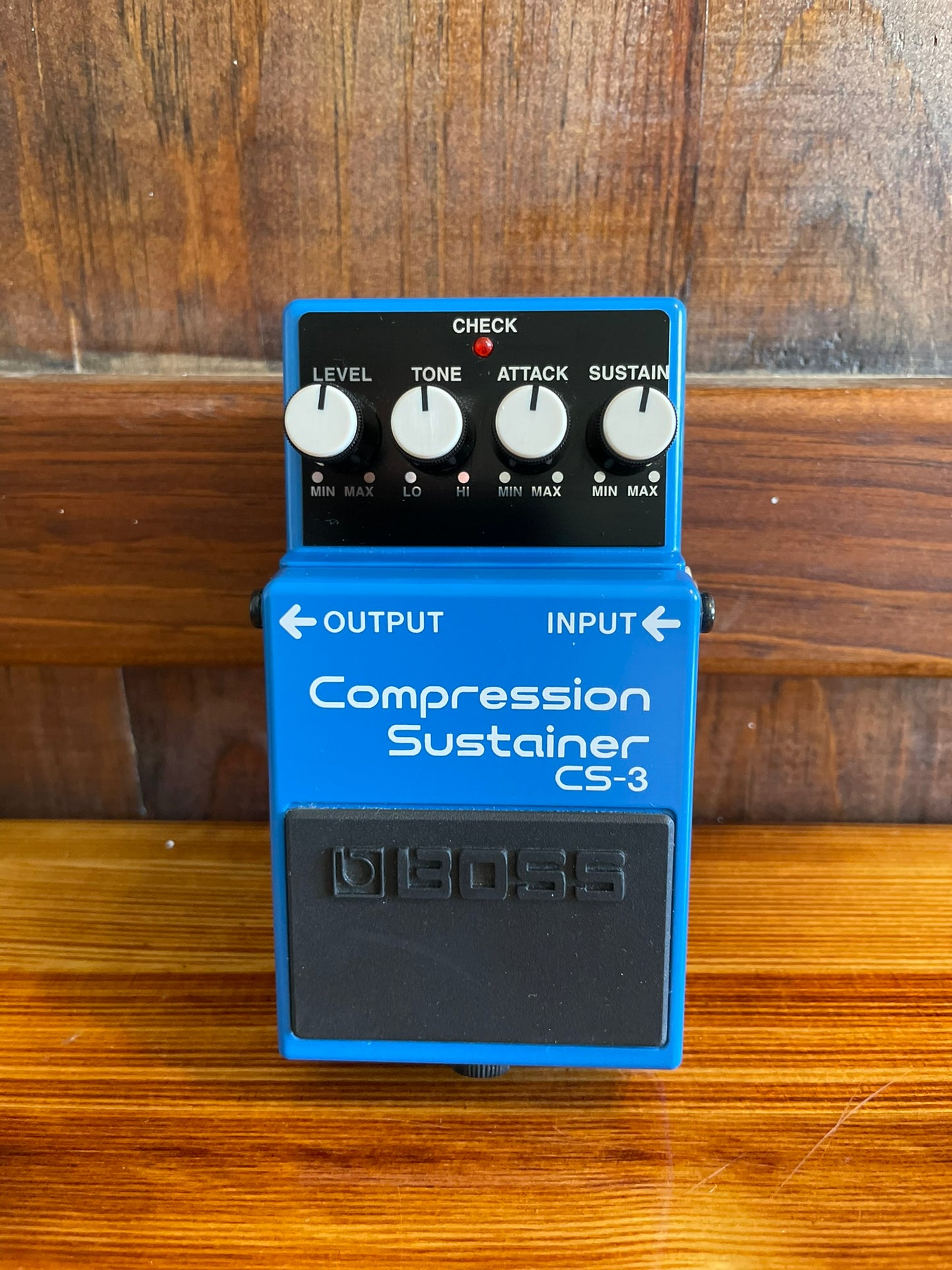 Boss CS-3 Compression Sustainer (Silver Label) 1997 - Present - Blue