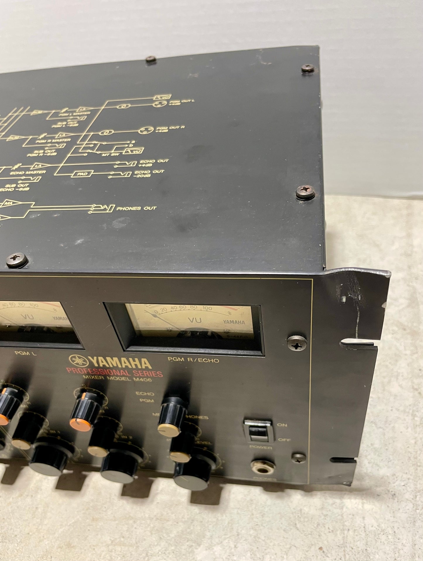 FREE SHIPPING Yamaha M406 "JapaNeve" Direct Out Mod. Serviced and Recapped 6-Channel Rackmount Mixer