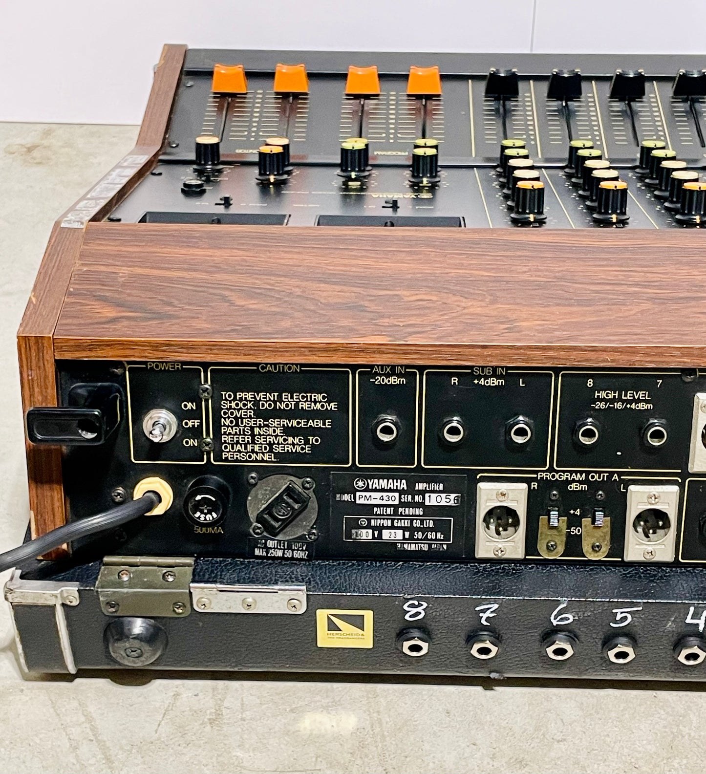Yamaha PM-430 "Japa-Neve" fully recapped + Direct-Out Headbangers Mod! Tamura transformers 8-Channel Mixing Console 1970s
