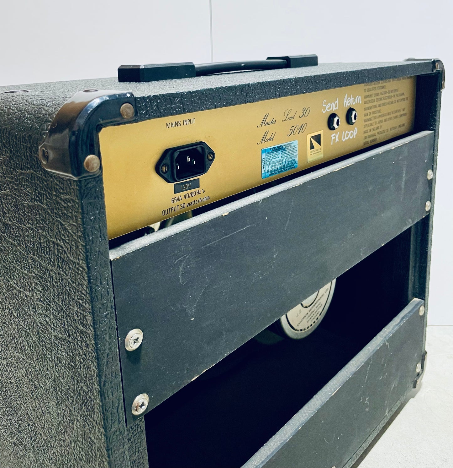 1989 Marshall Model 5010 Master Lead Combo with Effects Loop Mod.