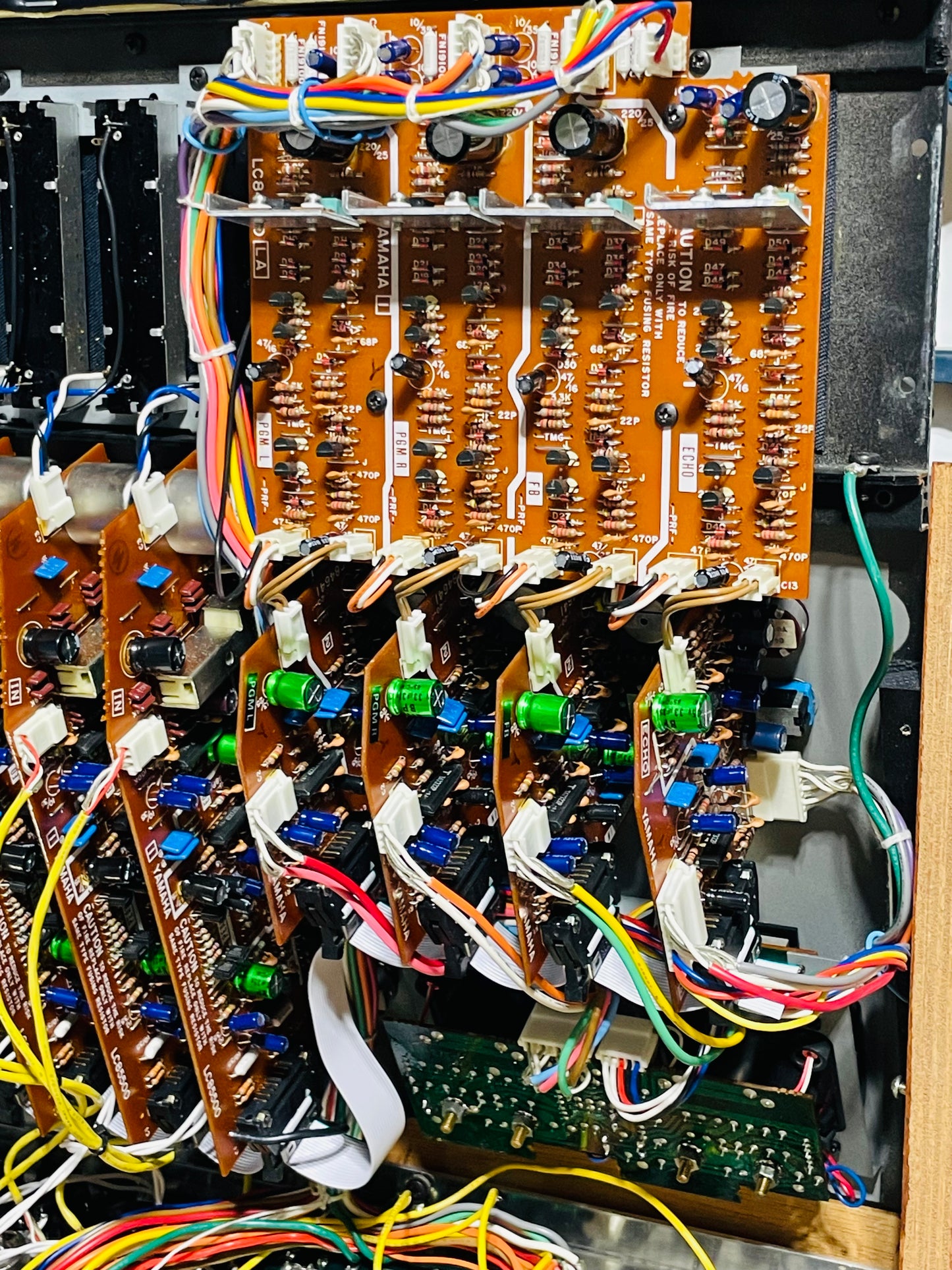 Yamaha M508 professional mixer - JapaNeve Direct Out Mod. by Headbangers - Tamura transformer, fully recapped and serviced