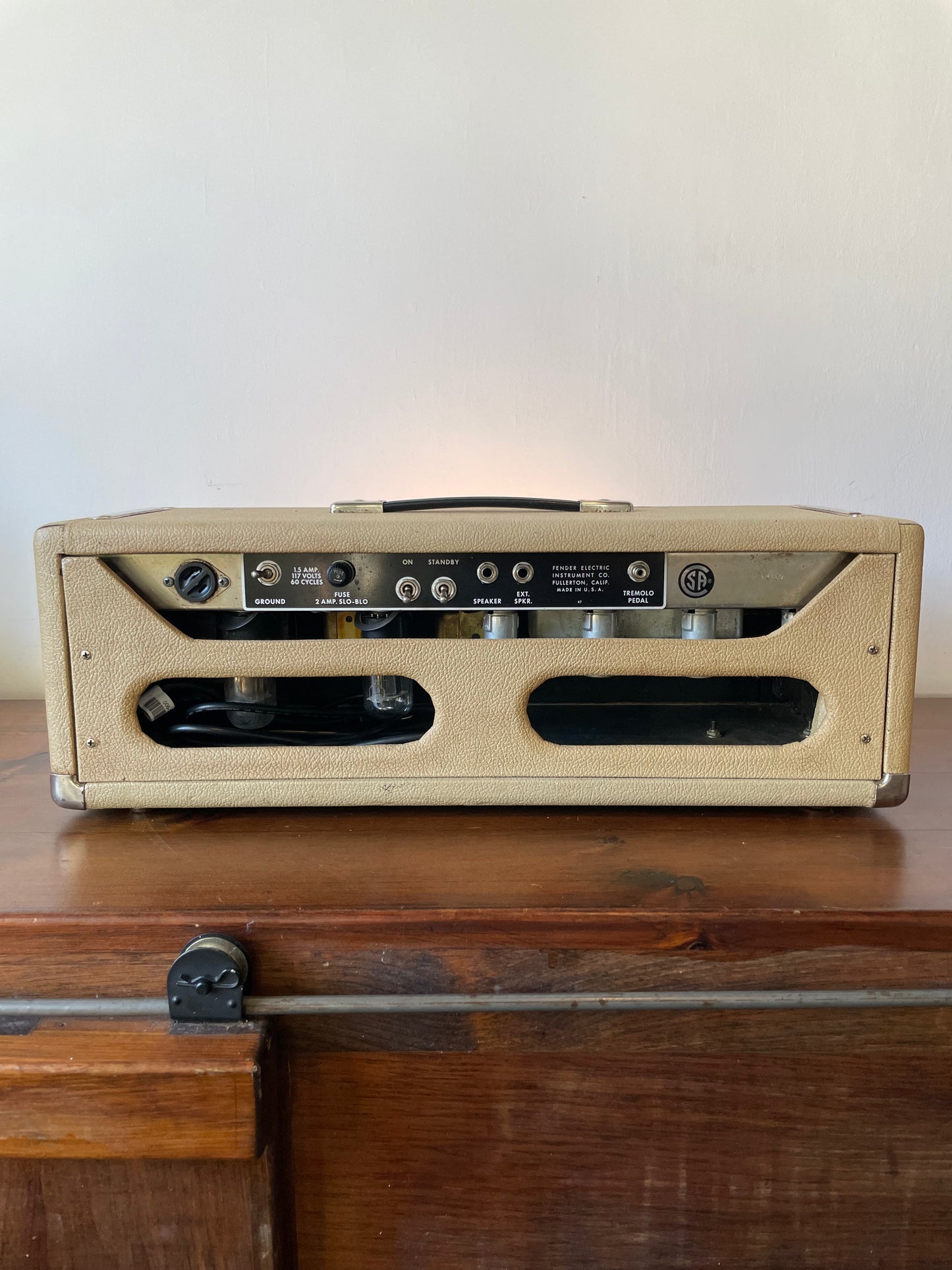 1964 Fender Bandmaster 40-Watt 2-Channel 2x12" Piggyback Guitar Amp