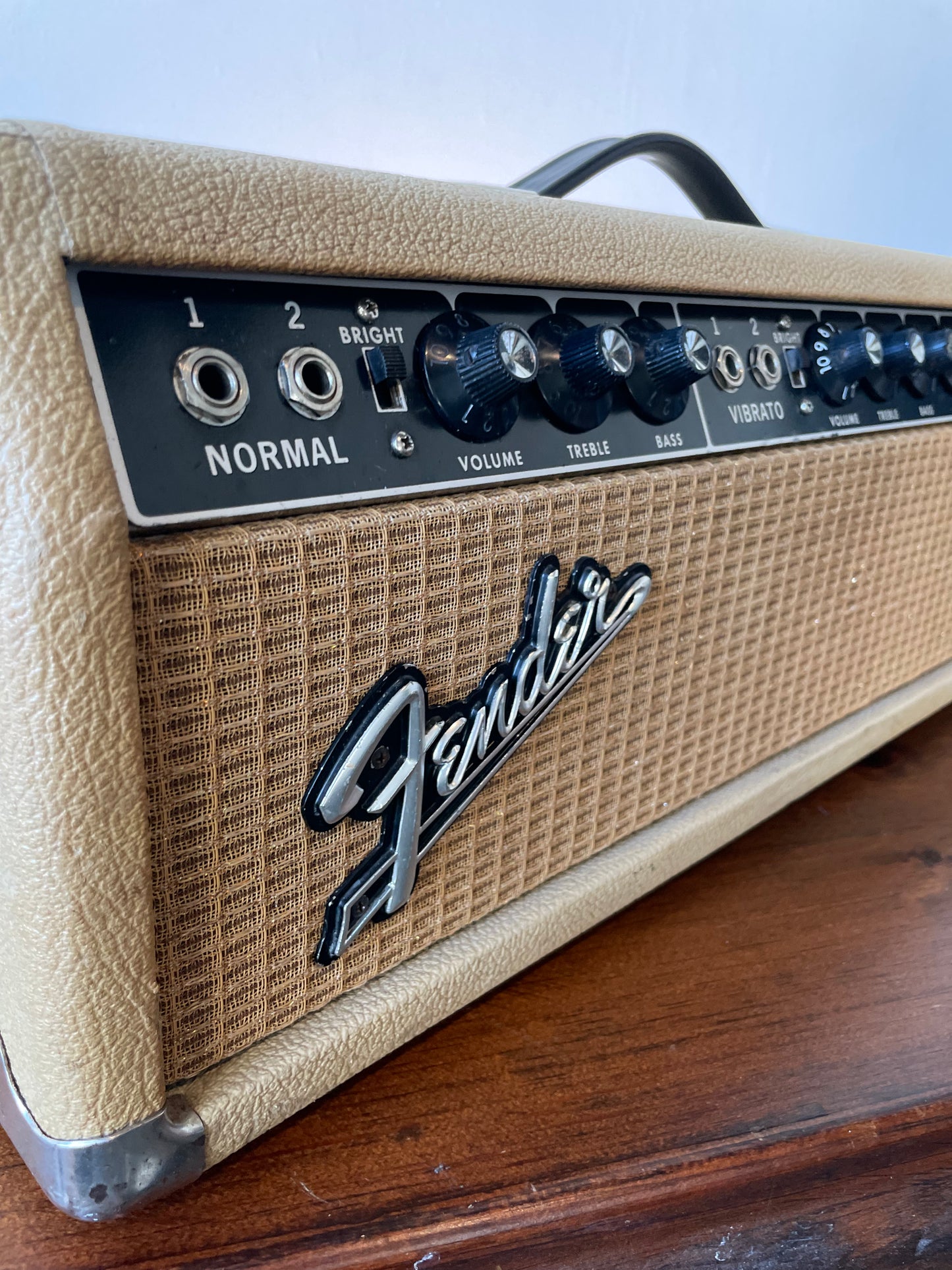 1964 Fender Bandmaster 40-Watt 2-Channel 2x12" Piggyback Guitar Amp