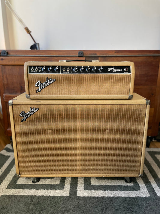 1964 Fender Bandmaster 40-Watt 2-Channel 2x12" Piggyback Guitar Amp