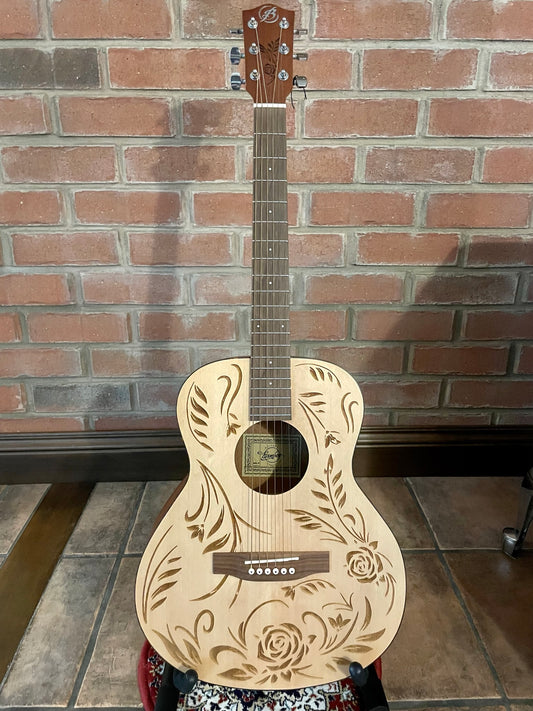 Mexian Parlor Guitar - Rock & Roses by Bamboo Music