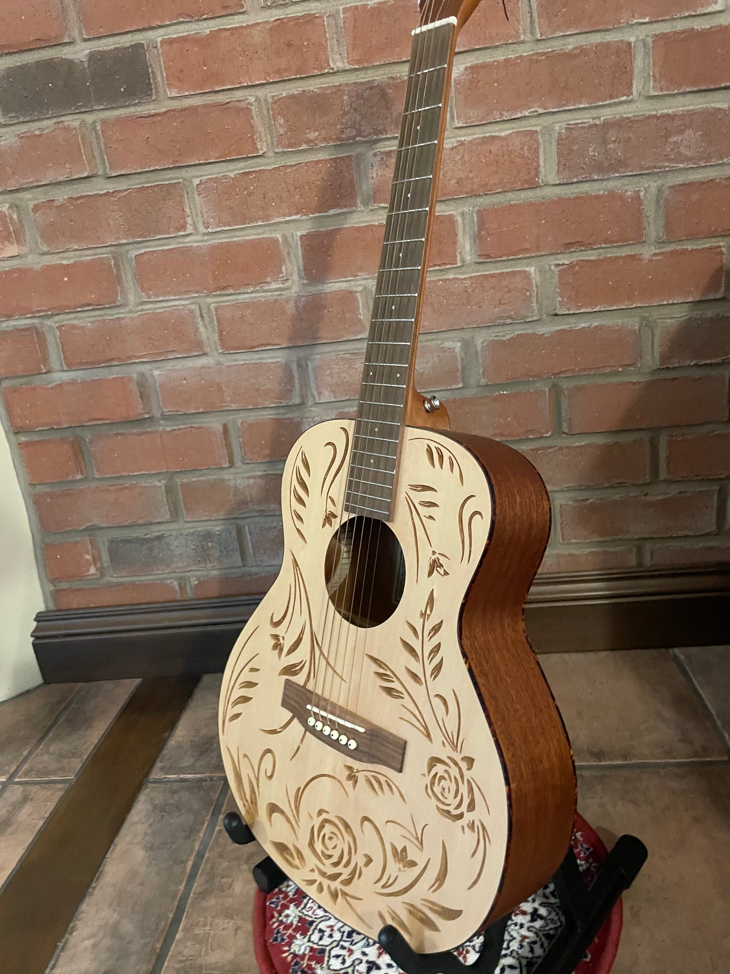 Mexian Parlor Guitar - Rock & Roses by Bamboo Music