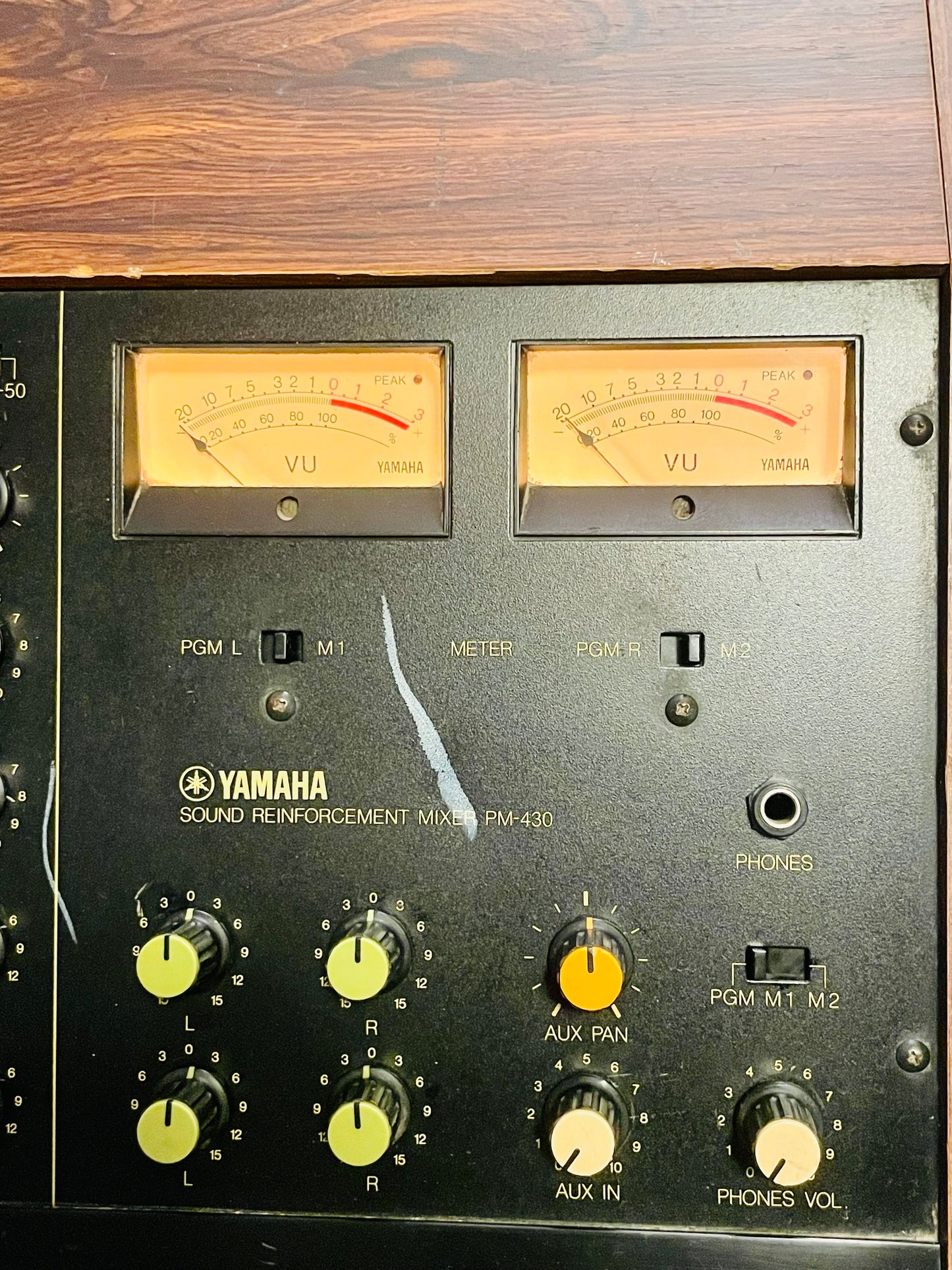 Yamaha PM-430 "Japa-Neve" fully recapped + Direct-Out Headbangers Mod! Tamura transformers 8-Channel Mixing Console 1970s