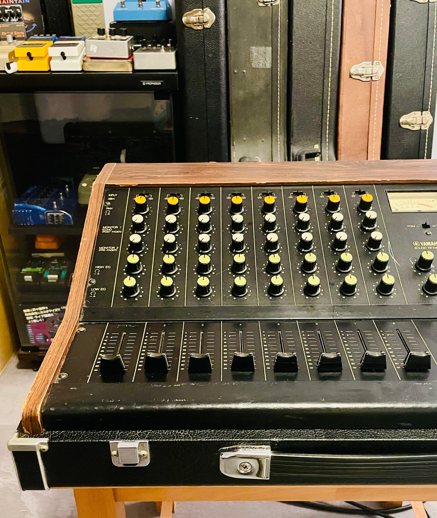 Yamaha PM-430 "Japa-Neve" fully recapped + Direct-Out Headbangers Mod! Tamura transformers 8-Channel Mixing Console 1970s