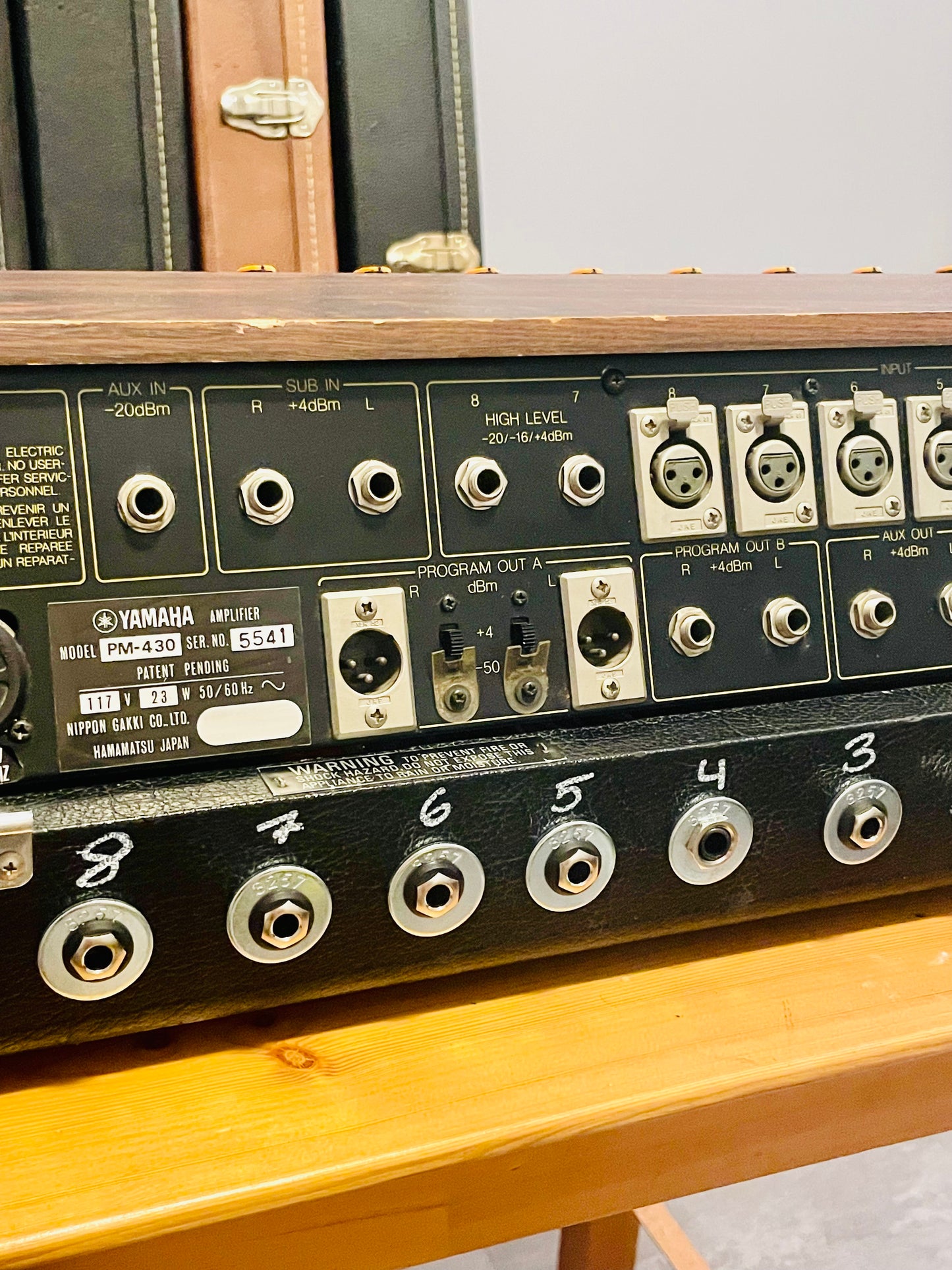 Yamaha PM-430 "Japa-Neve" fully recapped + Direct-Out Headbangers Mod! Tamura transformers 8-Channel Mixing Console 1970s