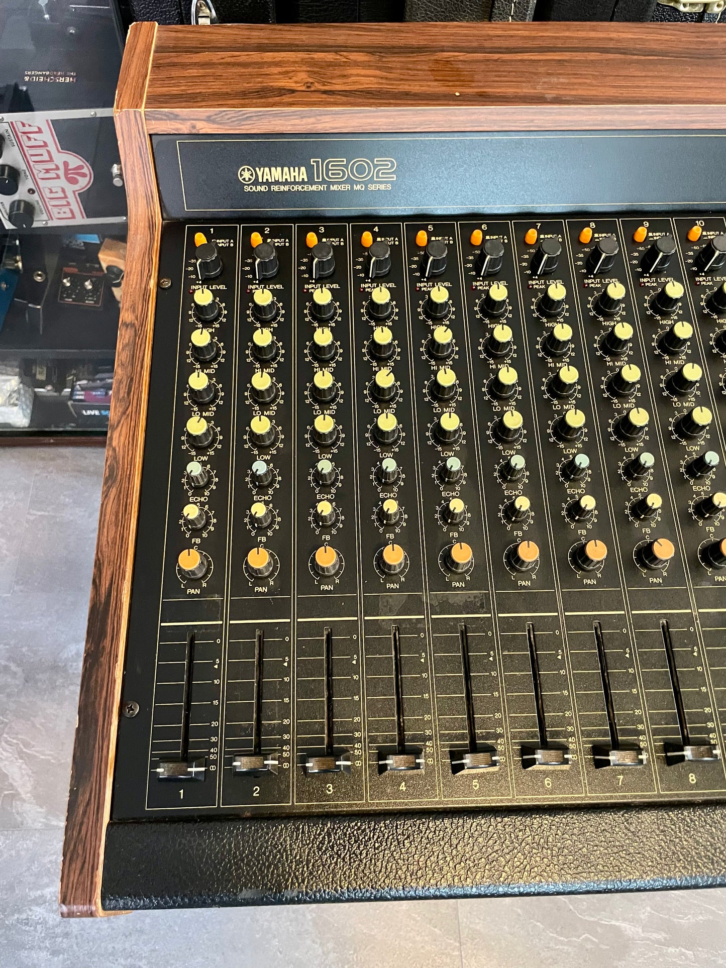 Yamaha MQ1602 "Japa-Neve" Mixer - Fully recapped + Direct-Outs - Tamura transformers, fat Pres. 4 band EQ