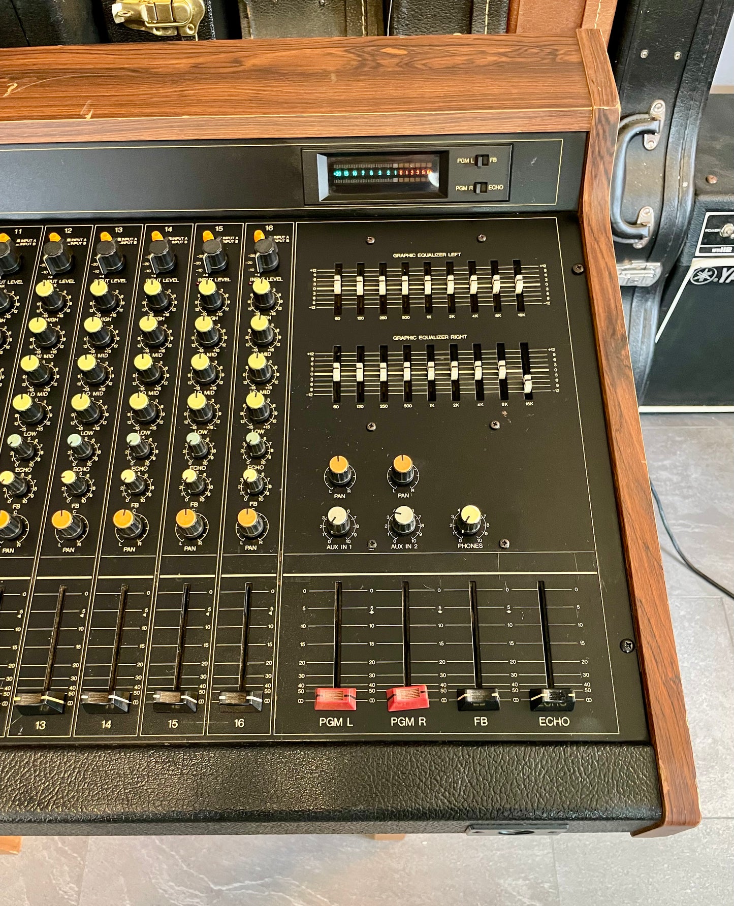 Yamaha MQ1602 "Japa-Neve" Mixer - Fully recapped + Direct-Outs - Tamura transformers, fat Pres. 4 band EQ