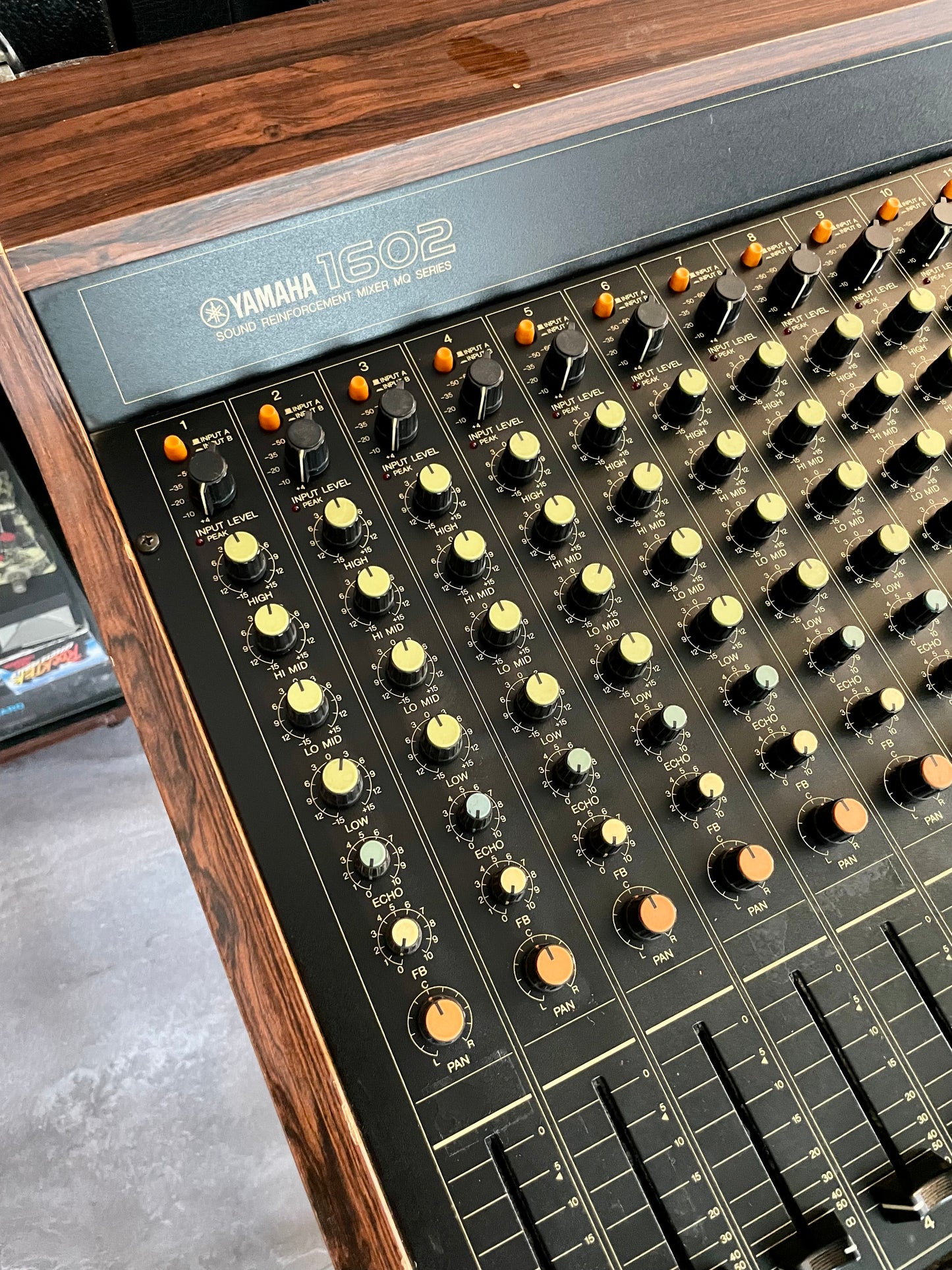Yamaha MQ1602 "Japa-Neve" Mixer - Fully recapped + Direct-Outs - Tamura transformers, fat Pres. 4 band EQ