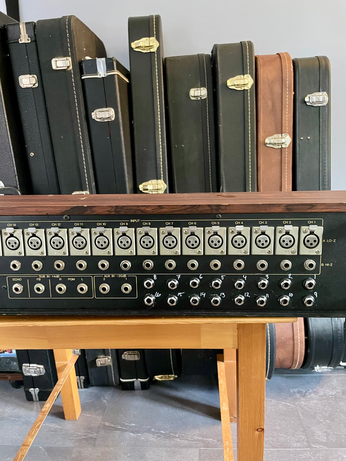 Yamaha MQ1602 "Japa-Neve" Mixer - Fully recapped + Direct-Outs - Tamura transformers, fat Pres. 4 band EQ