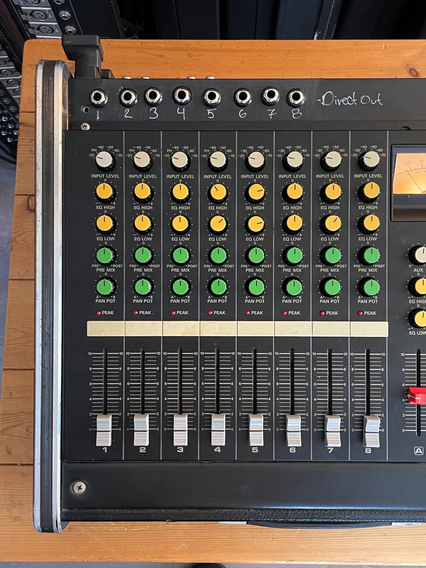 Panasonic RAMSA WR-130 Audio Mixer - Fully serviced and recapped + Direct Outs - Transformer balanced Outputs Late 1970s - Early 1980s