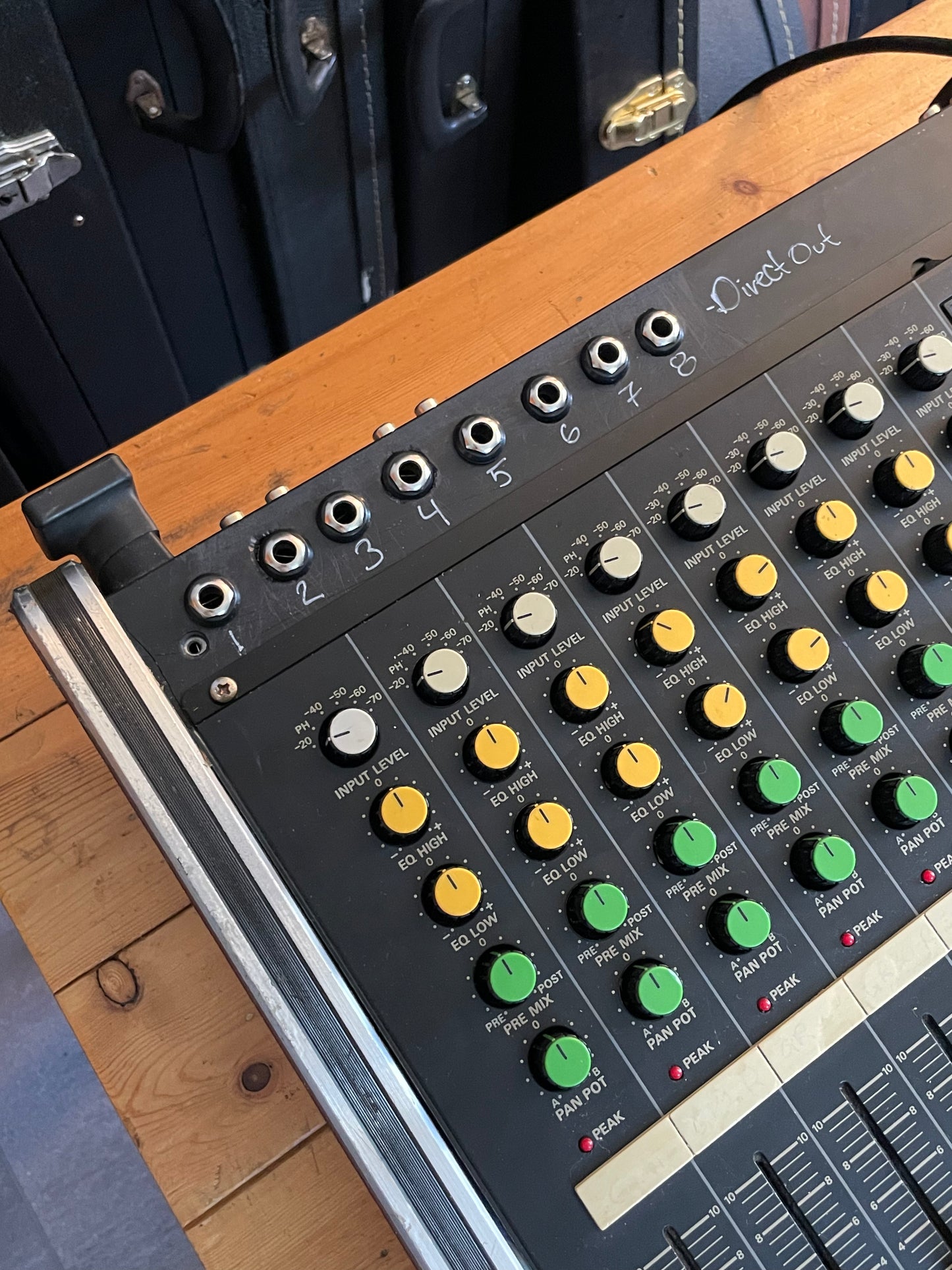 Panasonic RAMSA WR-130 Audio Mixer - Fully serviced and recapped + Direct Outs - Transformer balanced Outputs Late 1970s - Early 1980s