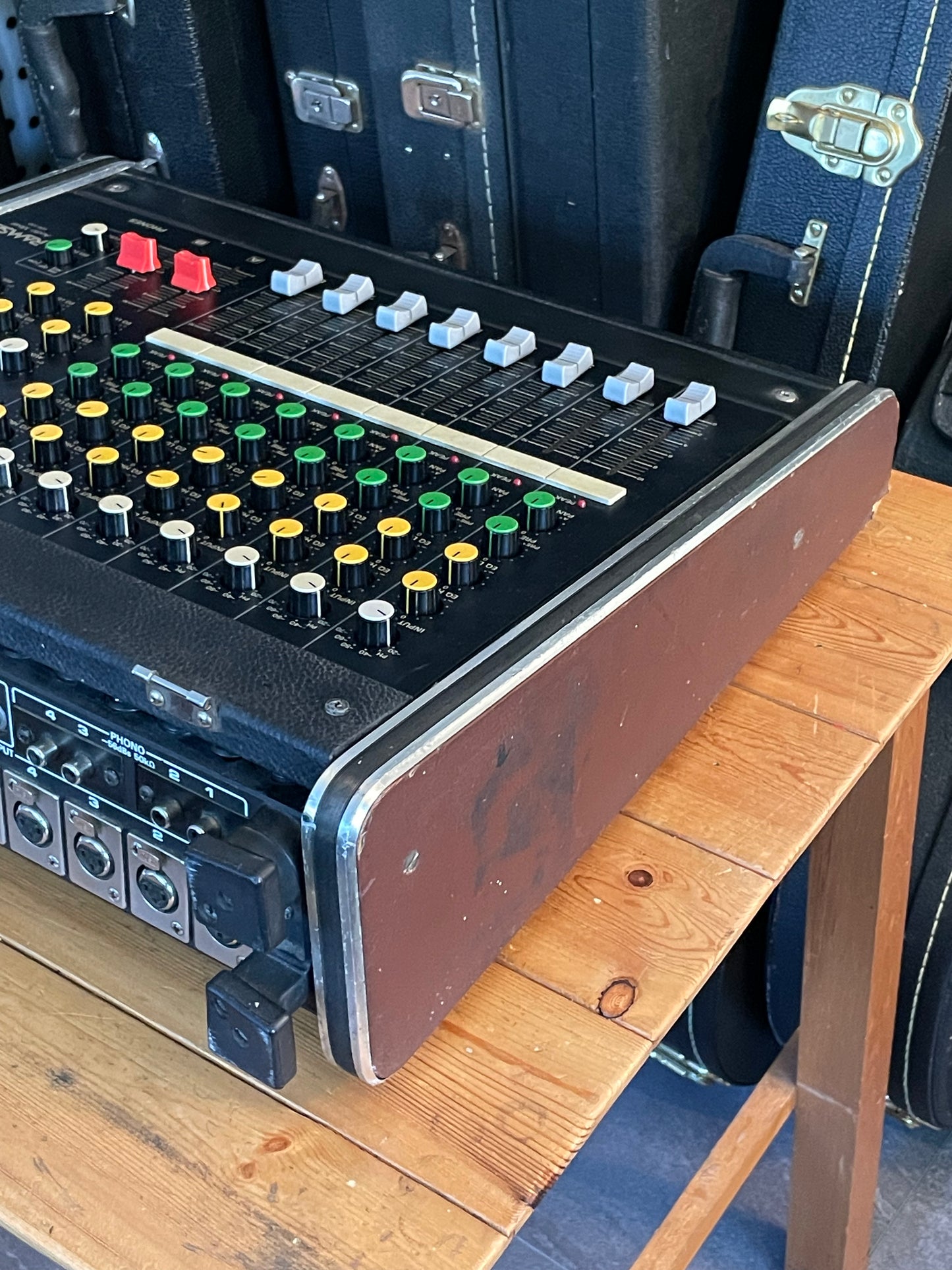 Panasonic RAMSA WR-130 Audio Mixer - Fully serviced and recapped + Direct Outs - Transformer balanced Outputs Late 1970s - Early 1980s