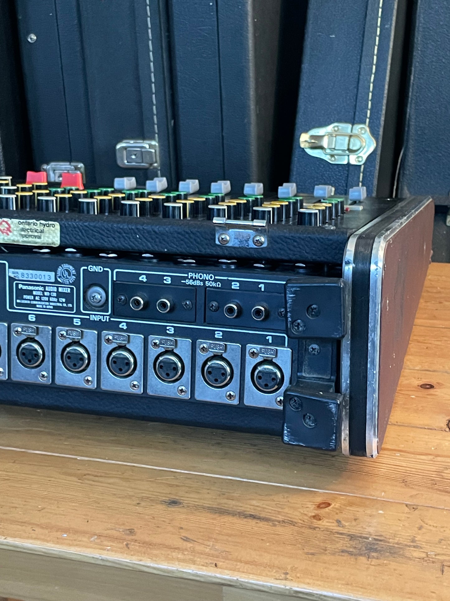 Panasonic RAMSA WR-130 Audio Mixer - Fully serviced and recapped + Direct Outs - Transformer balanced Outputs Late 1970s - Early 1980s
