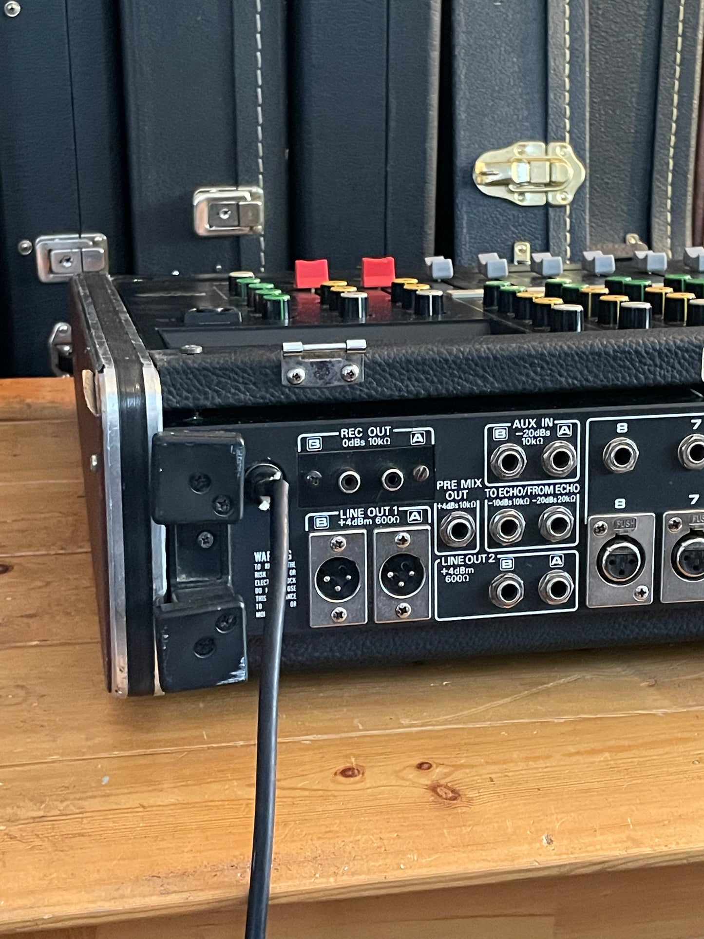 Panasonic RAMSA WR-130 Audio Mixer - Fully serviced and recapped + Direct Outs - Transformer balanced Outputs Late 1970s - Early 1980s