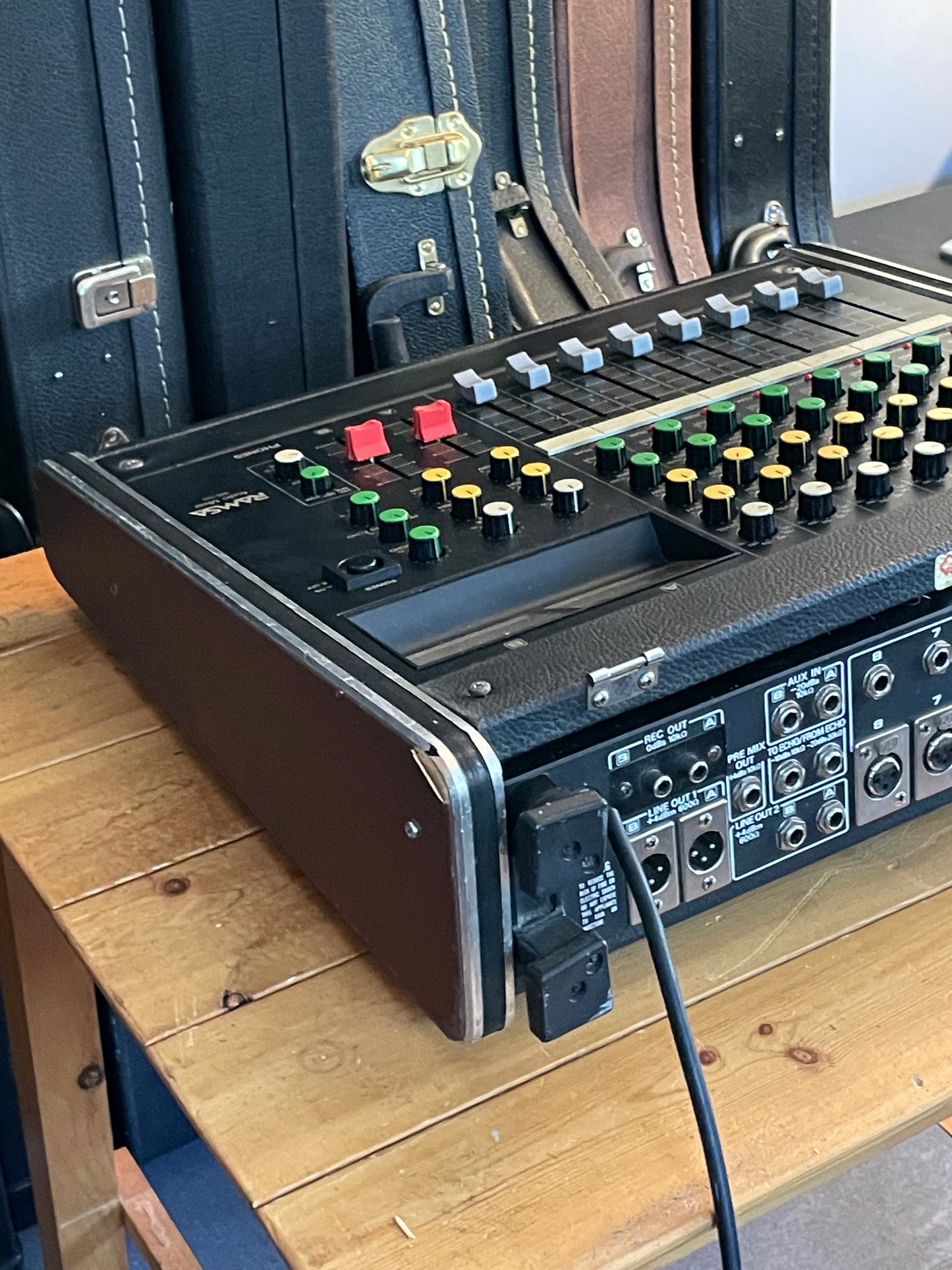 Panasonic RAMSA WR-130 Audio Mixer - Fully serviced and recapped + Direct Outs - Transformer balanced Outputs Late 1970s - Early 1980s