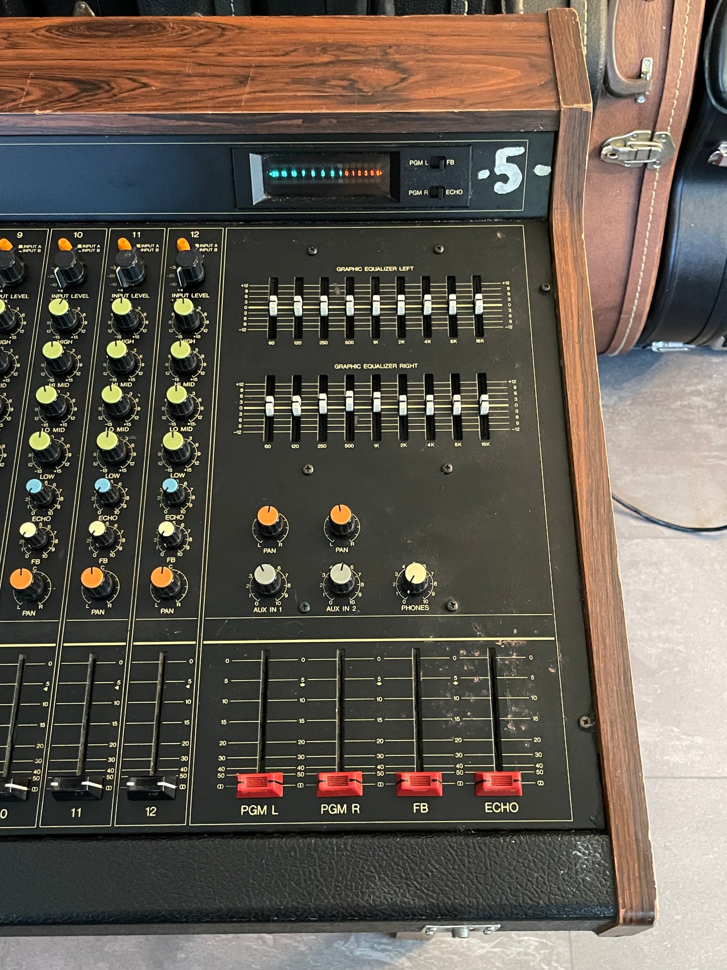 Yamaha MQ1202 "Japa-Neve", fully recapped + Direct-Out Headbangers Mod! Small PM1000, Tamura transformers, fat Pres. 4 band EQ