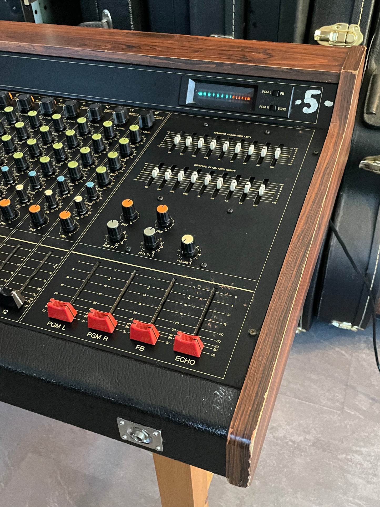 Yamaha MQ1202 "Japa-Neve", fully recapped + Direct-Out Headbangers Mod! Small PM1000, Tamura transformers, fat Pres. 4 band EQ